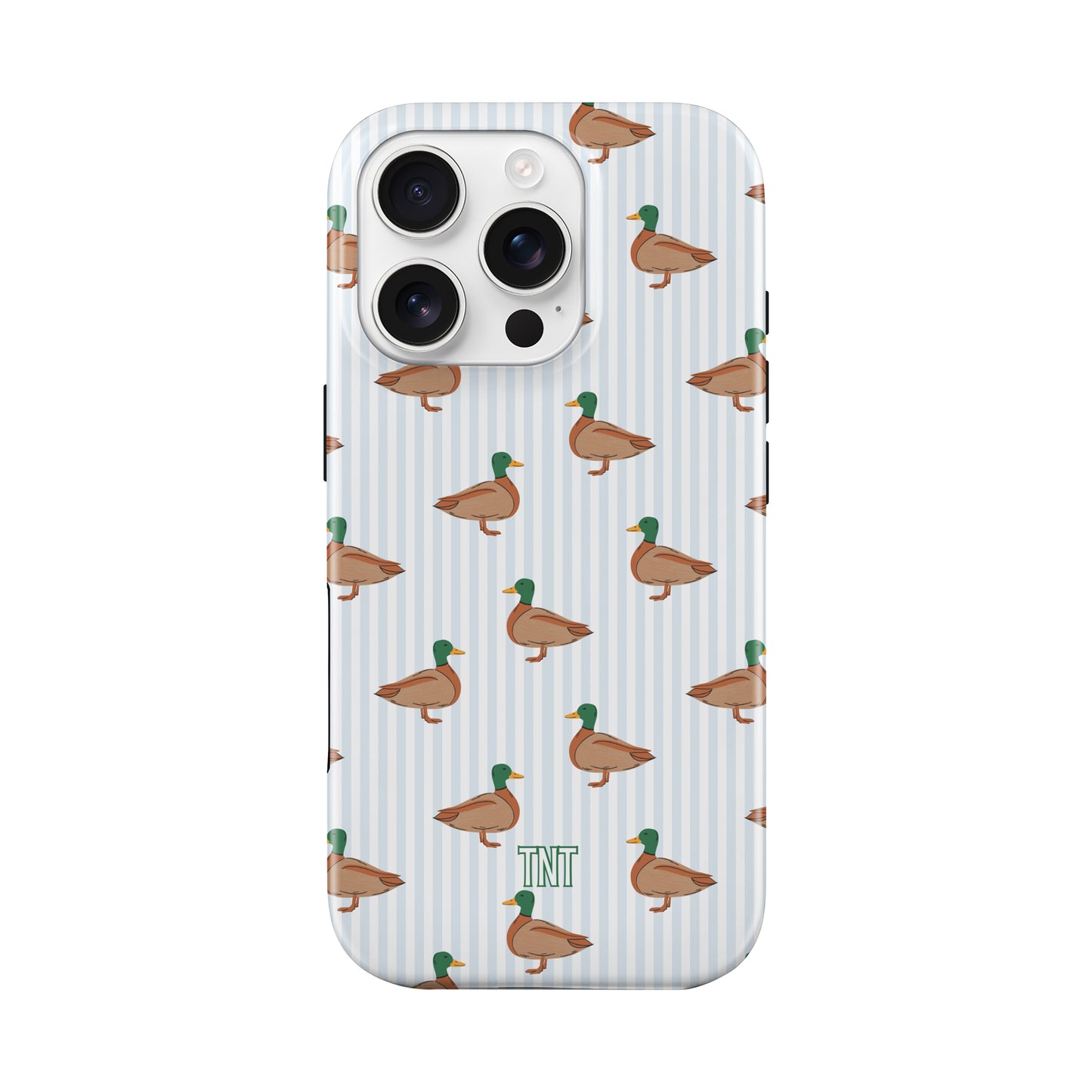 Striped Ducks Trendy Outdoors Tough MagSafe Phone Case