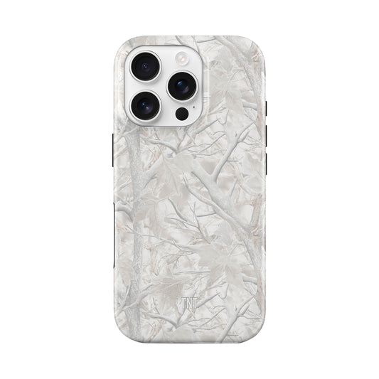 White Tree Camo Trendy Country Tough Magnetic Phone Case