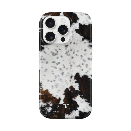 Faux Spotted Cowhide (NOT REAL) Style 2 Tough Western Phone Case