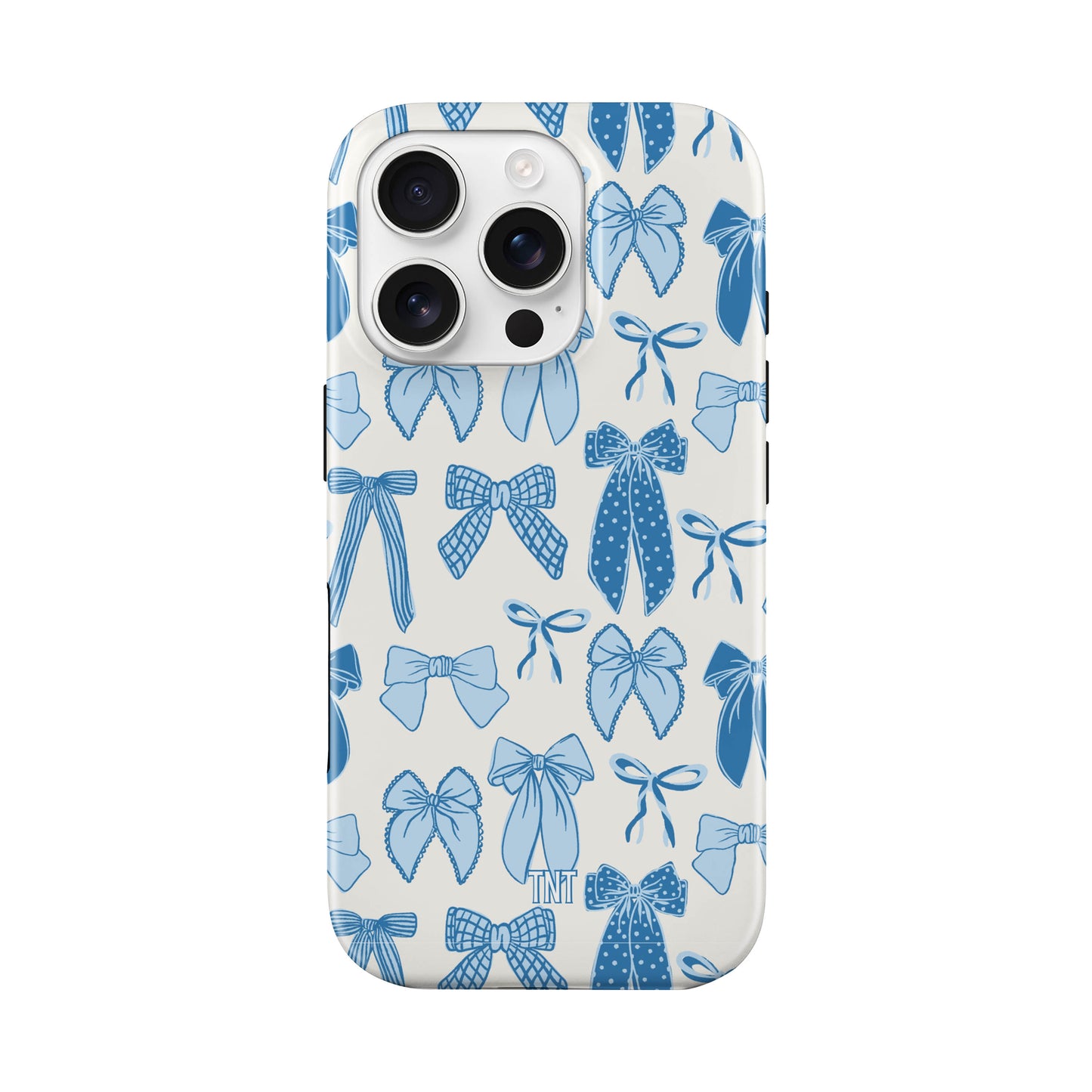 Blue Bows Girly Coquette Tough Magnetic Phone Case
