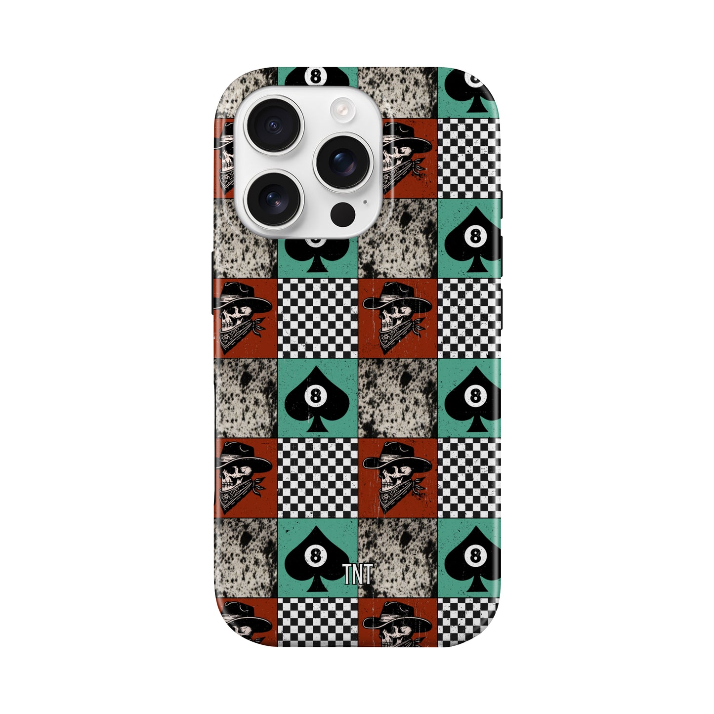 Cowboy Patchwork Western Tough MagSafe Phone Case
