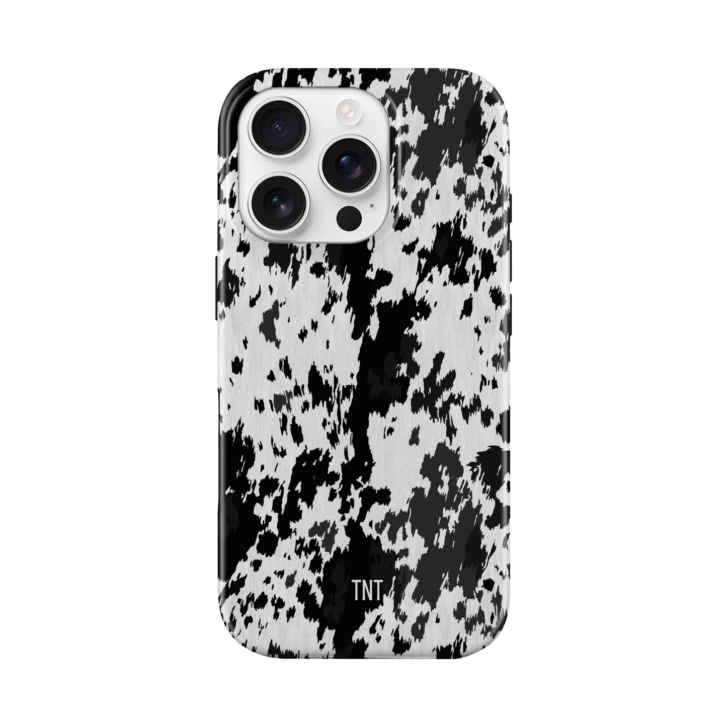Western Cowhide Print Tough Magsafe Mobile Phone Case