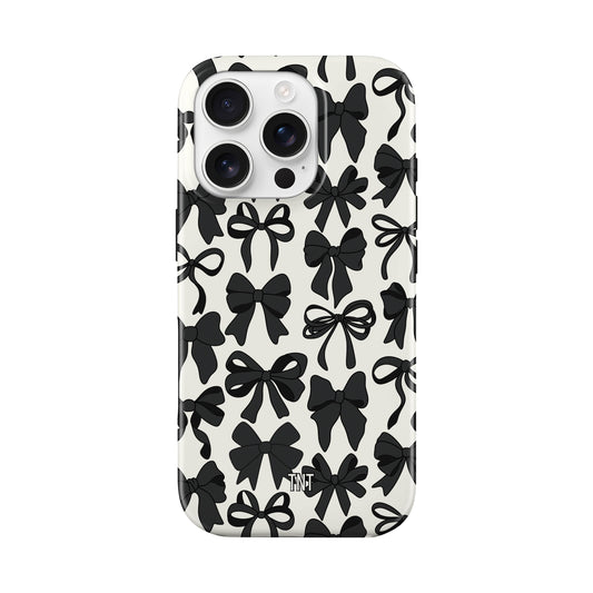 Black Bows Collage Style MagSafe Phone Case