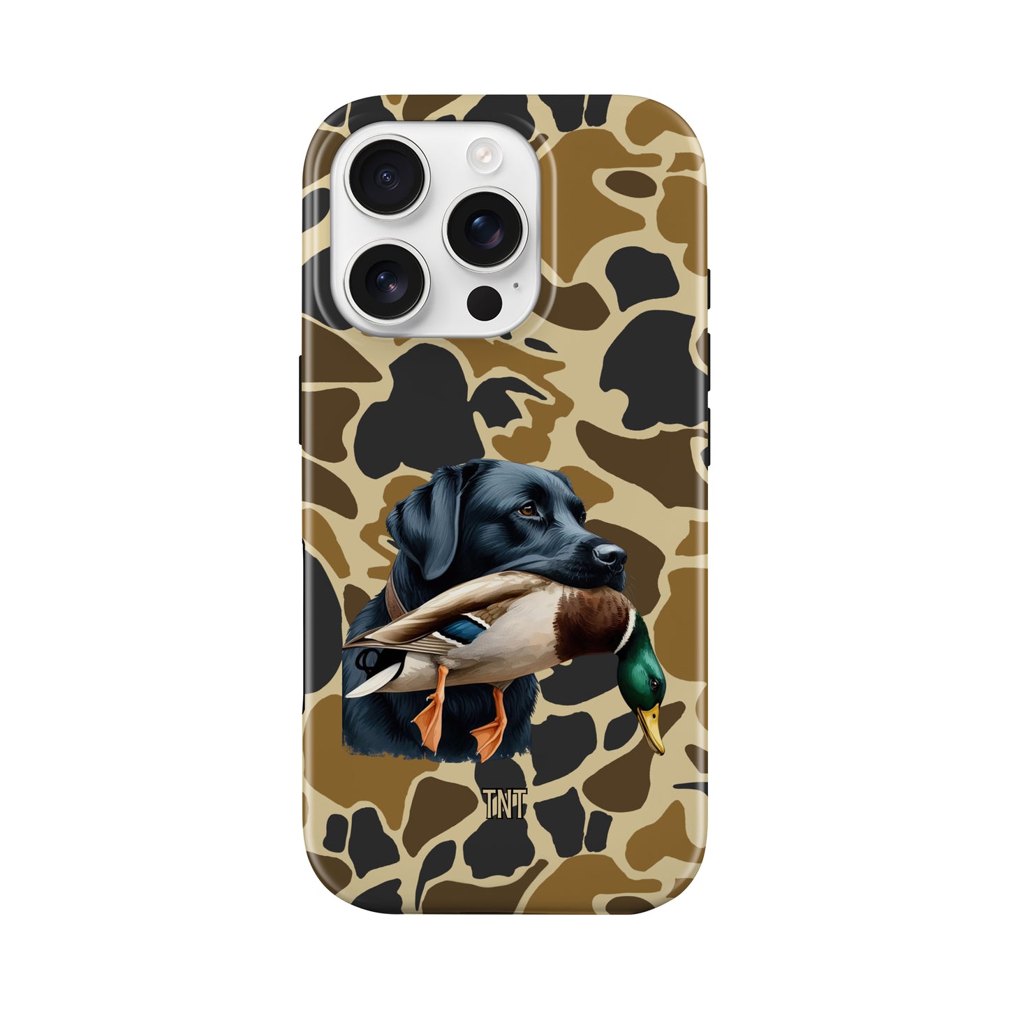 Black Lab Duck Camo Hunting Tough MagSafe Phone Case (Copy)