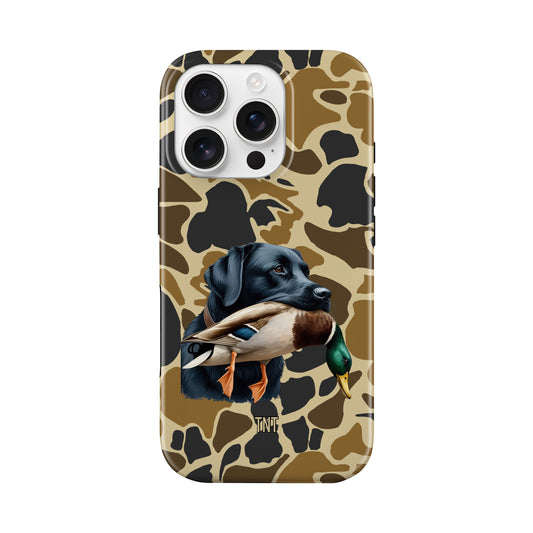 Black Lab Duck Camo Hunting Tough MagSafe Phone Case (Copy)