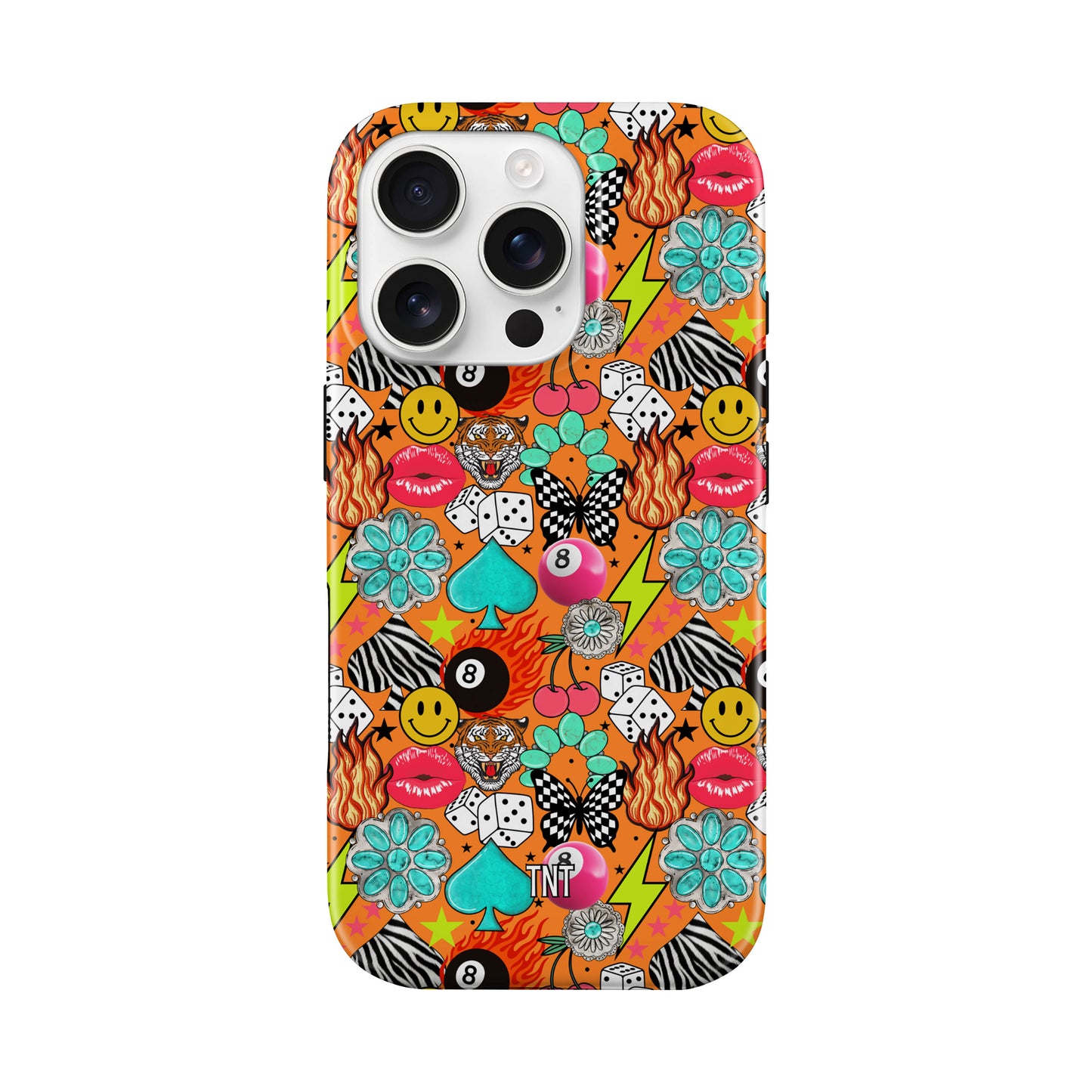 Preppy and Punchy Western Collage Tough Magsafe Phone Case