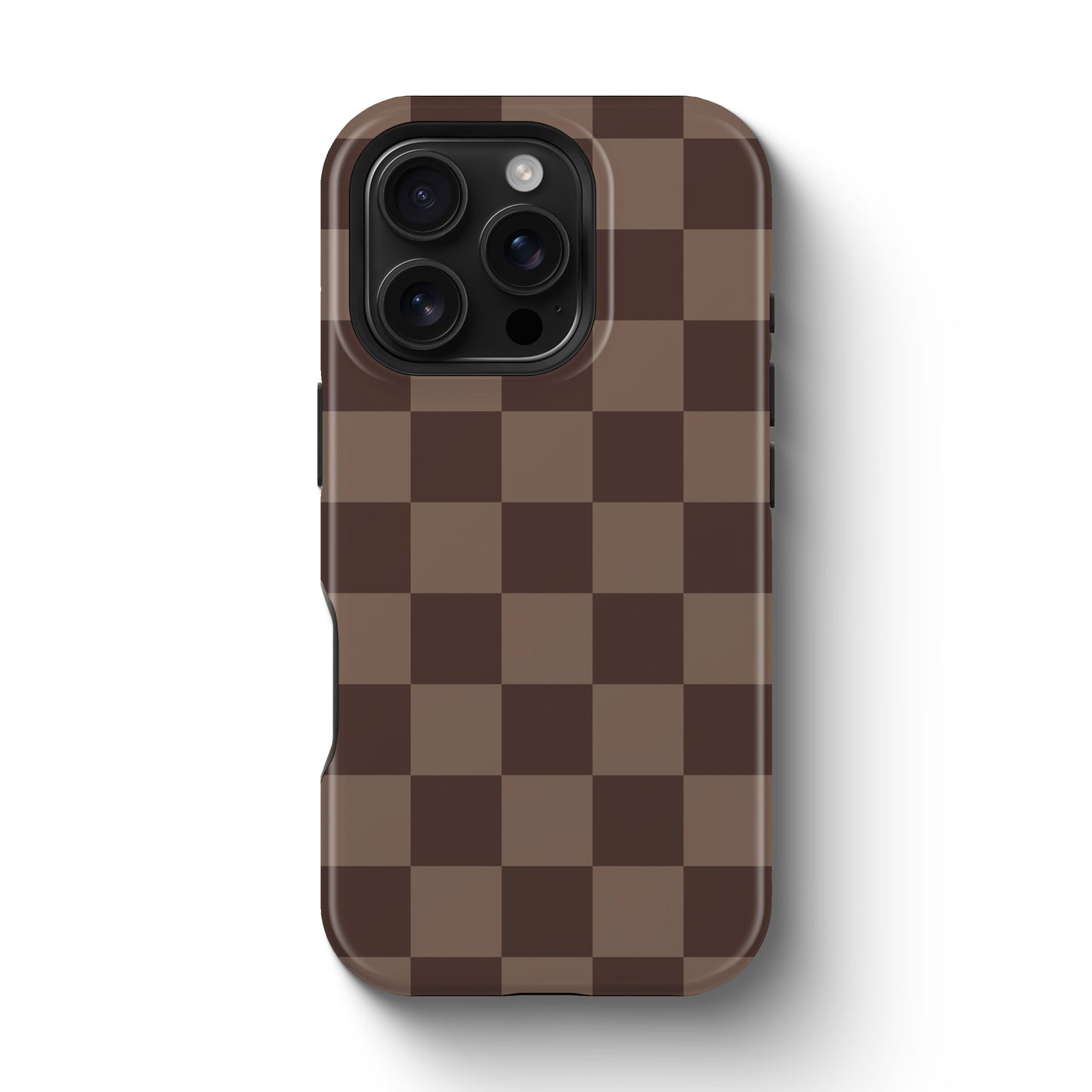 Fall Brown Checkered Tough Magnetic Mobile Phone Case