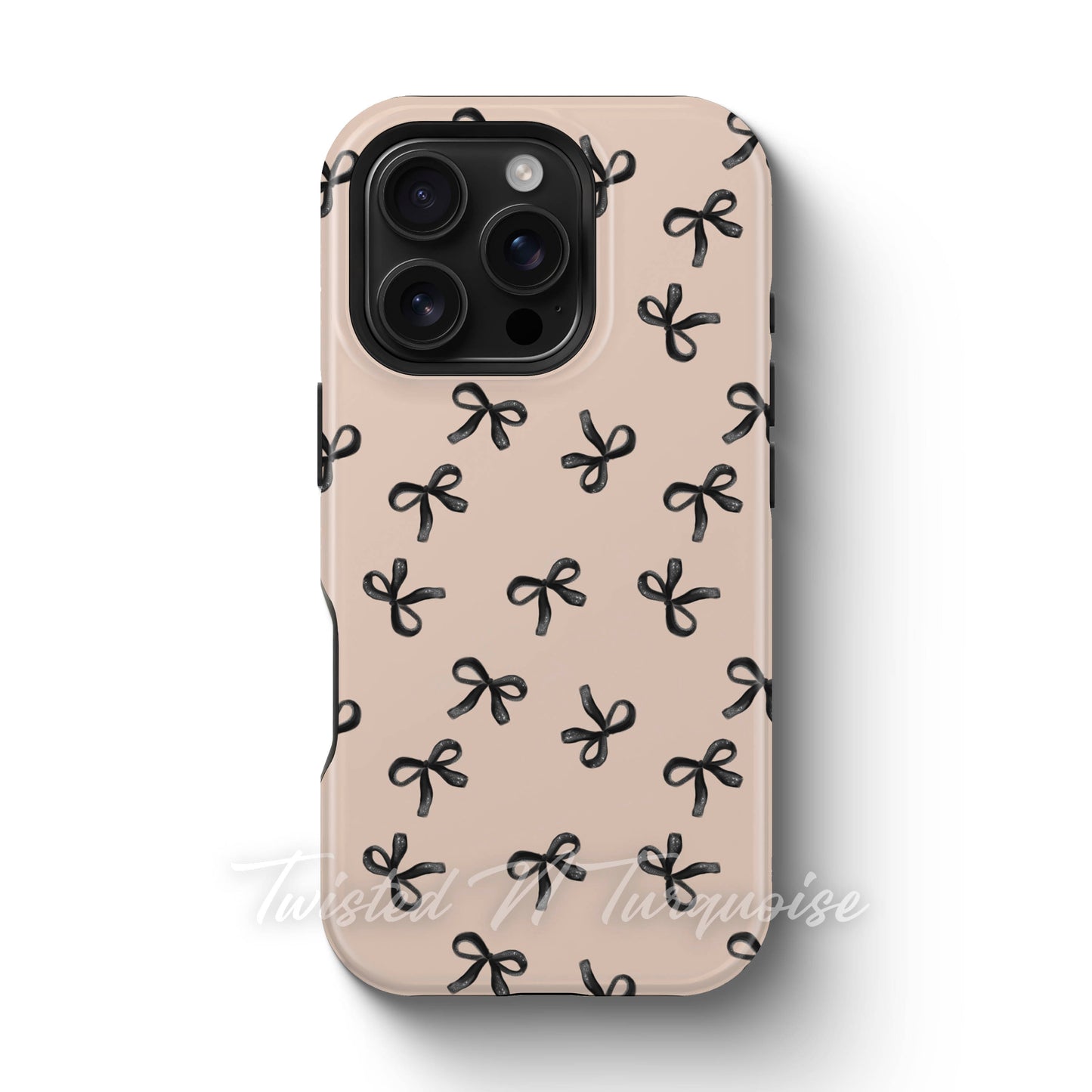 Black Bows New Years Tough Magnetic Phone Case