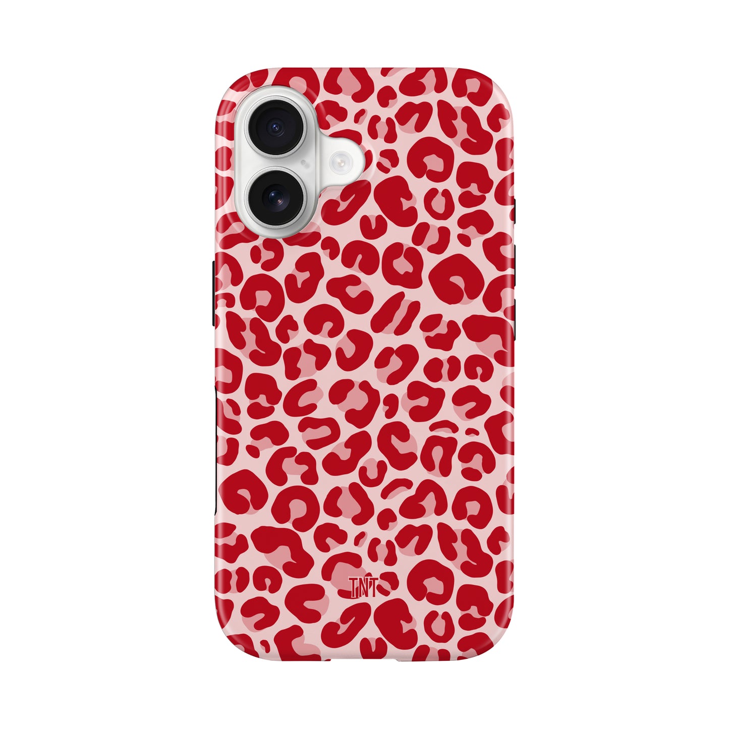 Red Cheetah Print Tough MagSafe Phone Case