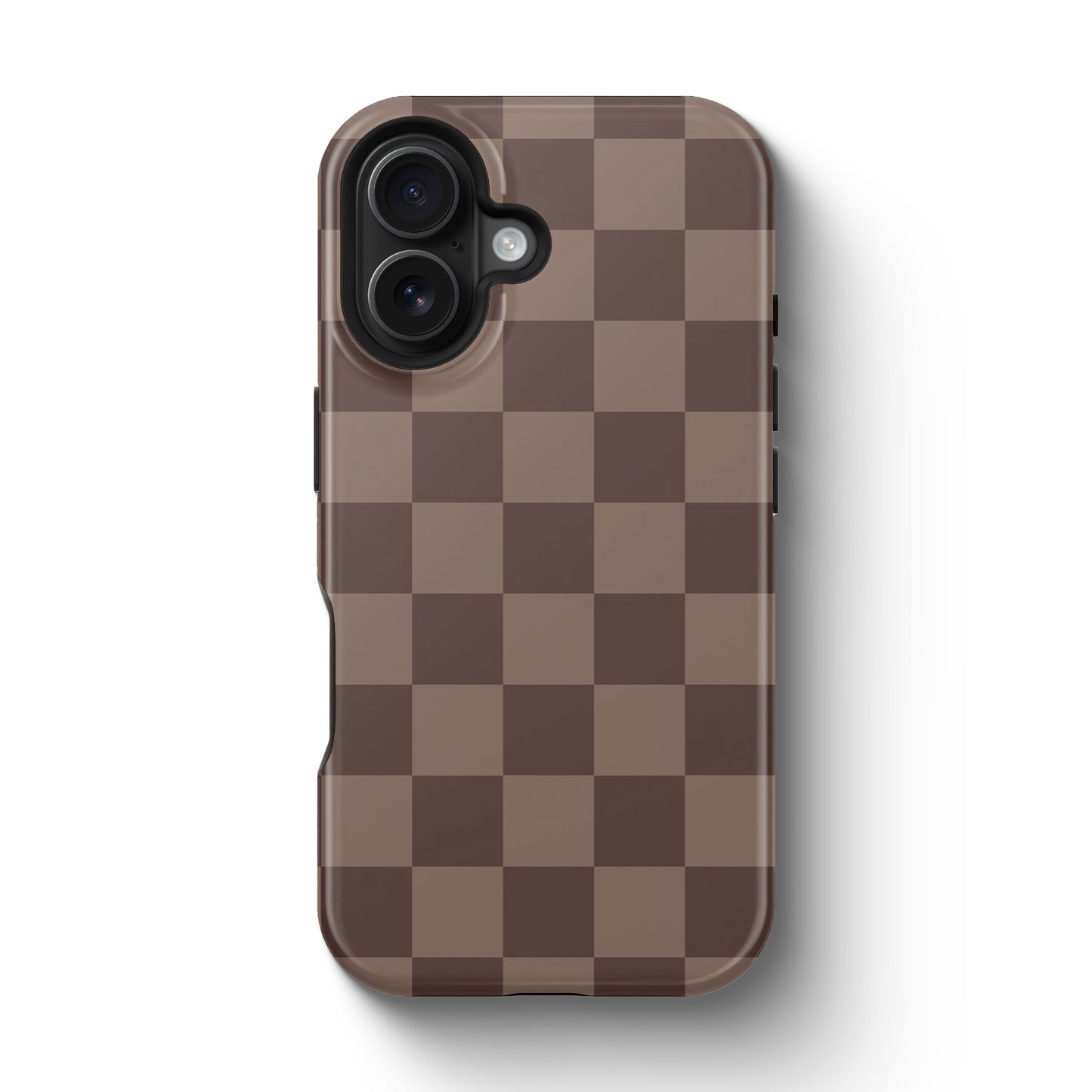 Fall Brown Checkered Tough Magnetic Mobile Phone Case