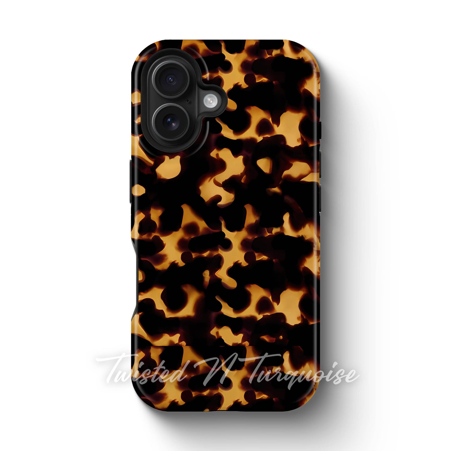 Trendy Tortoise Shell Tough Phone Case
