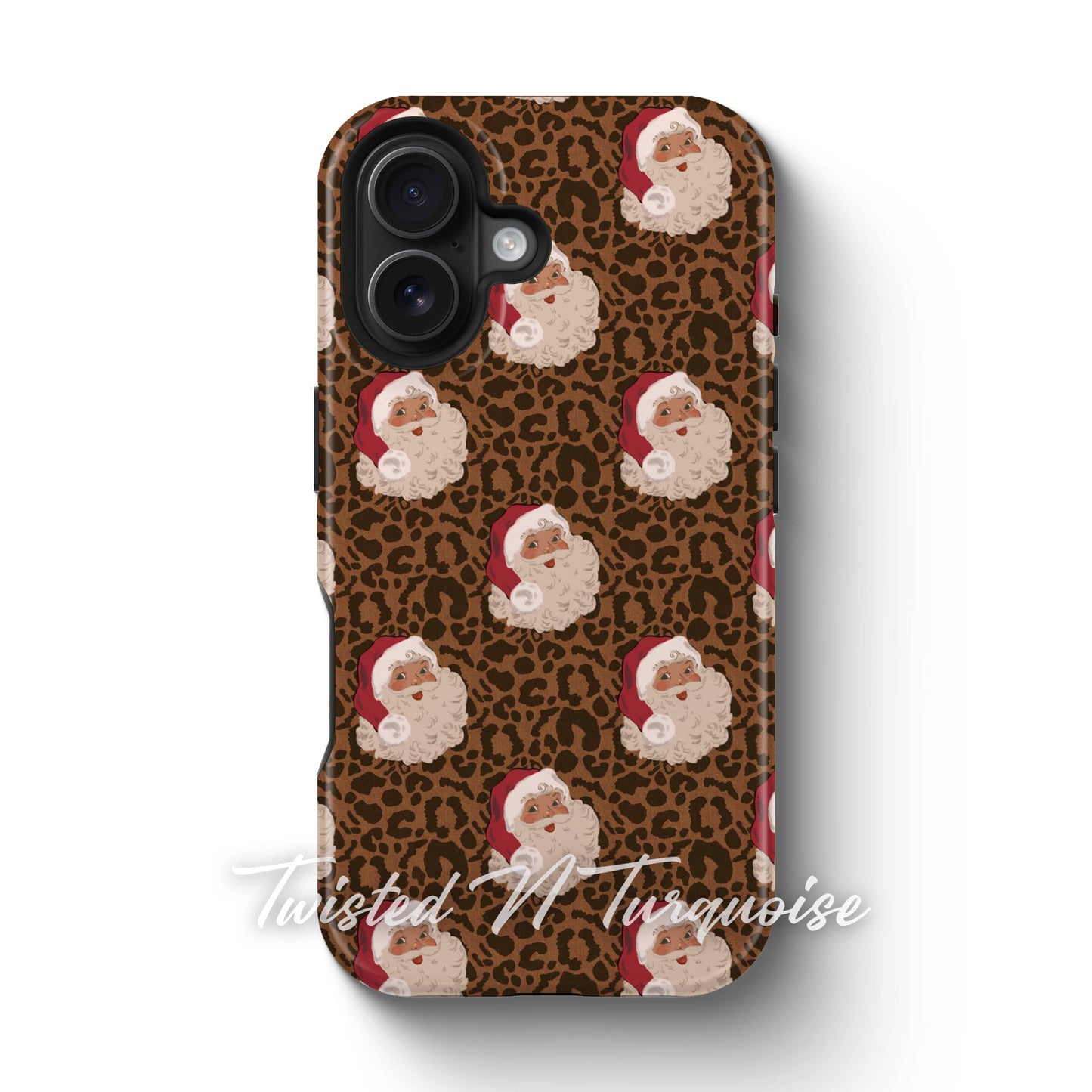 Cheetah Santa Magnetic Tough Phone Case