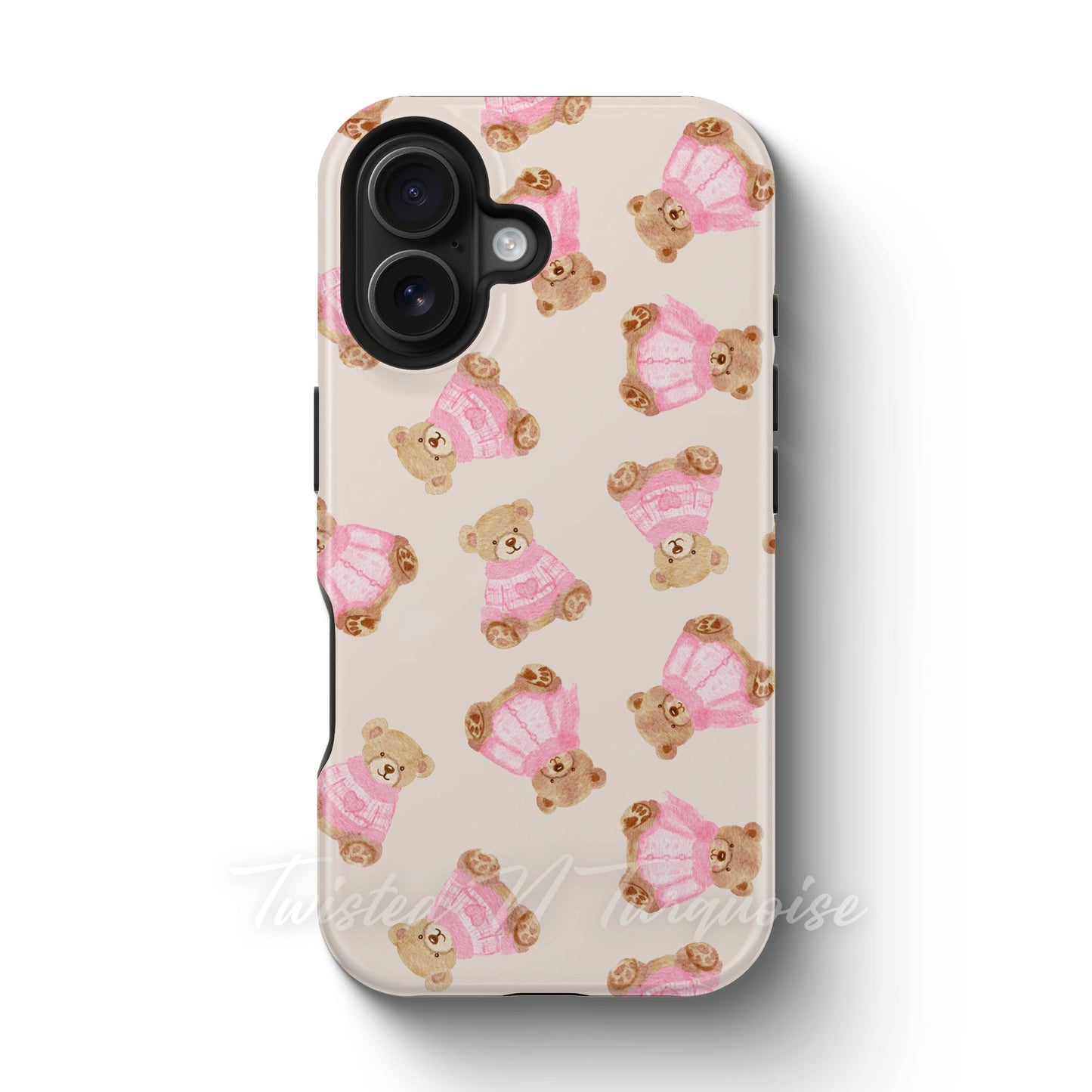 Pink Teddy’s Tough Magnetic Teddy Bear Phone Case