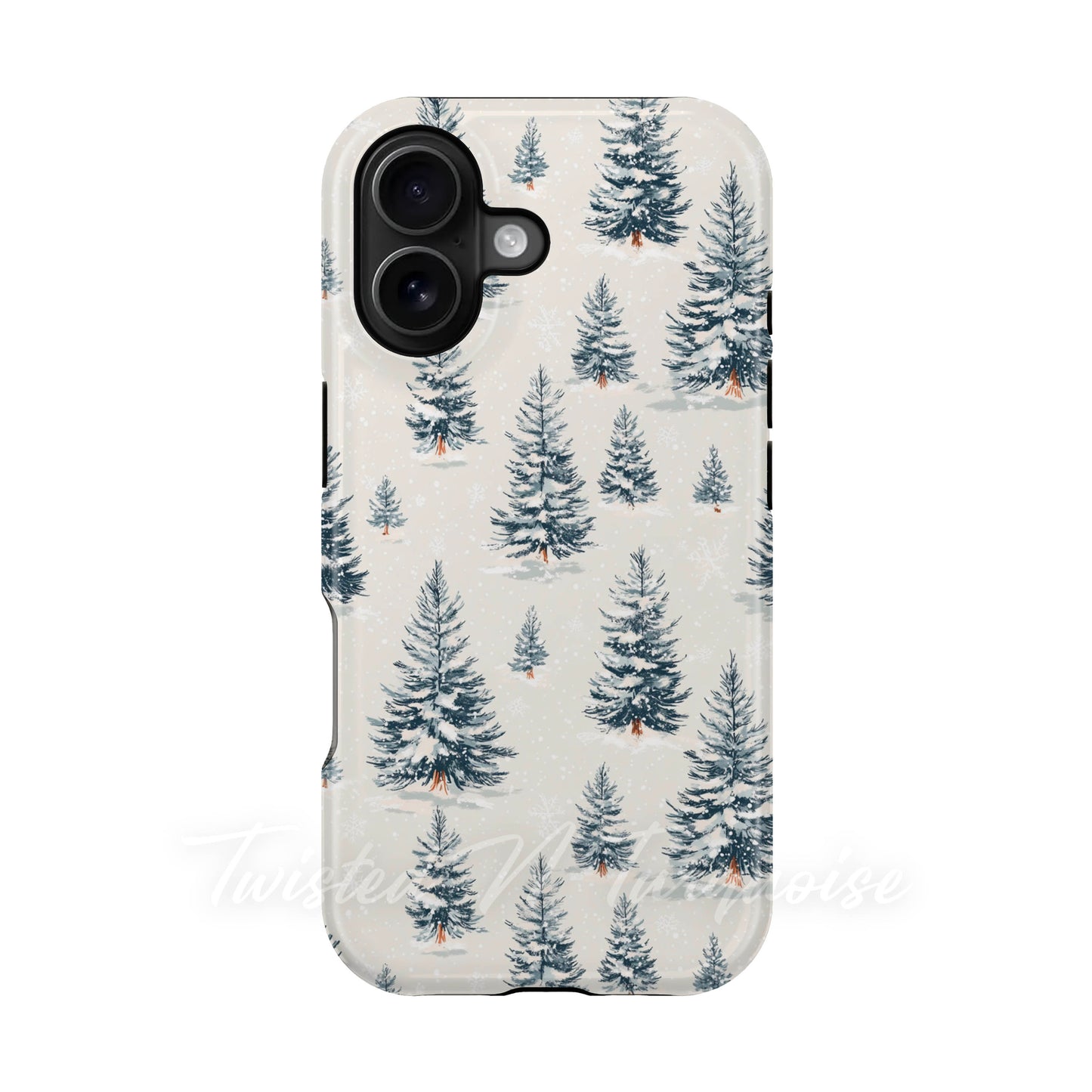 Winter Wonderland Snowy Pine Tough Magnetic Phone Case