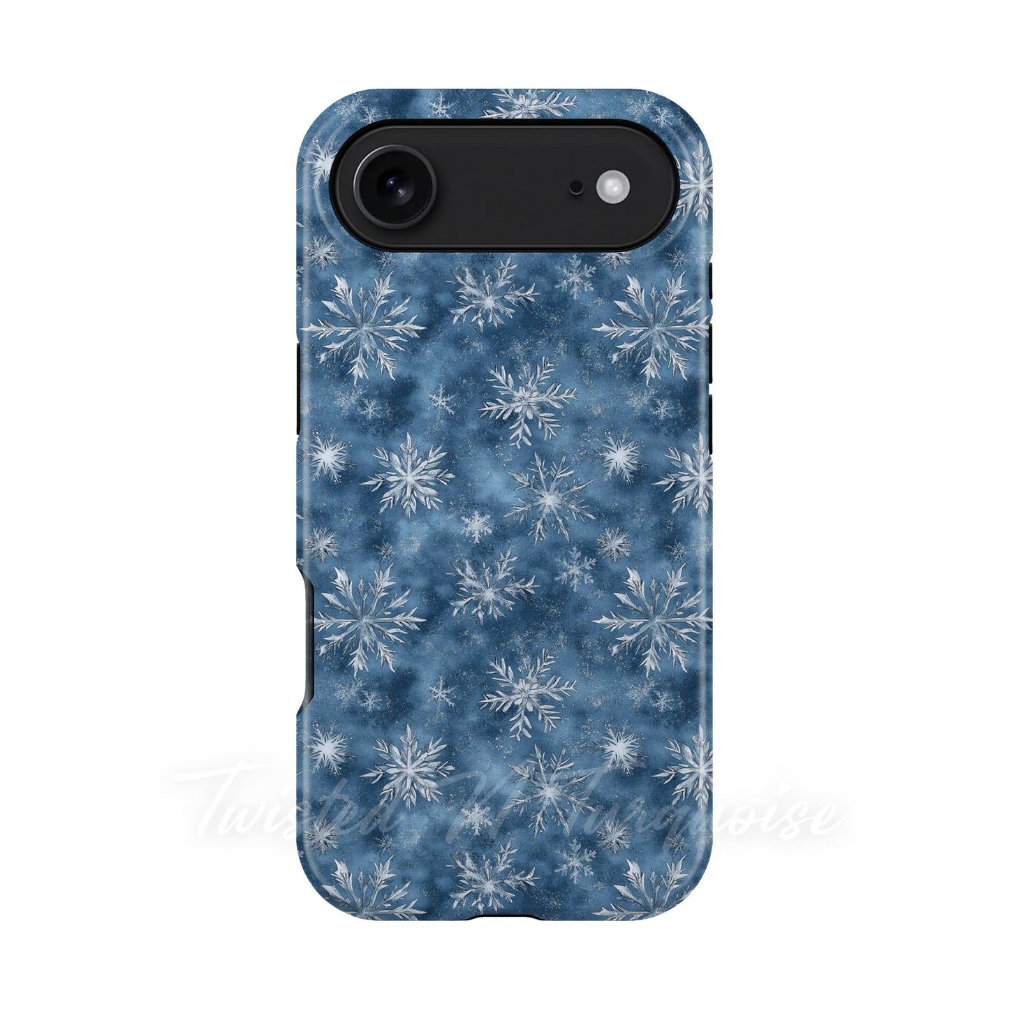 Blue Snowflakes Winter Tough Magnetic Phone Case