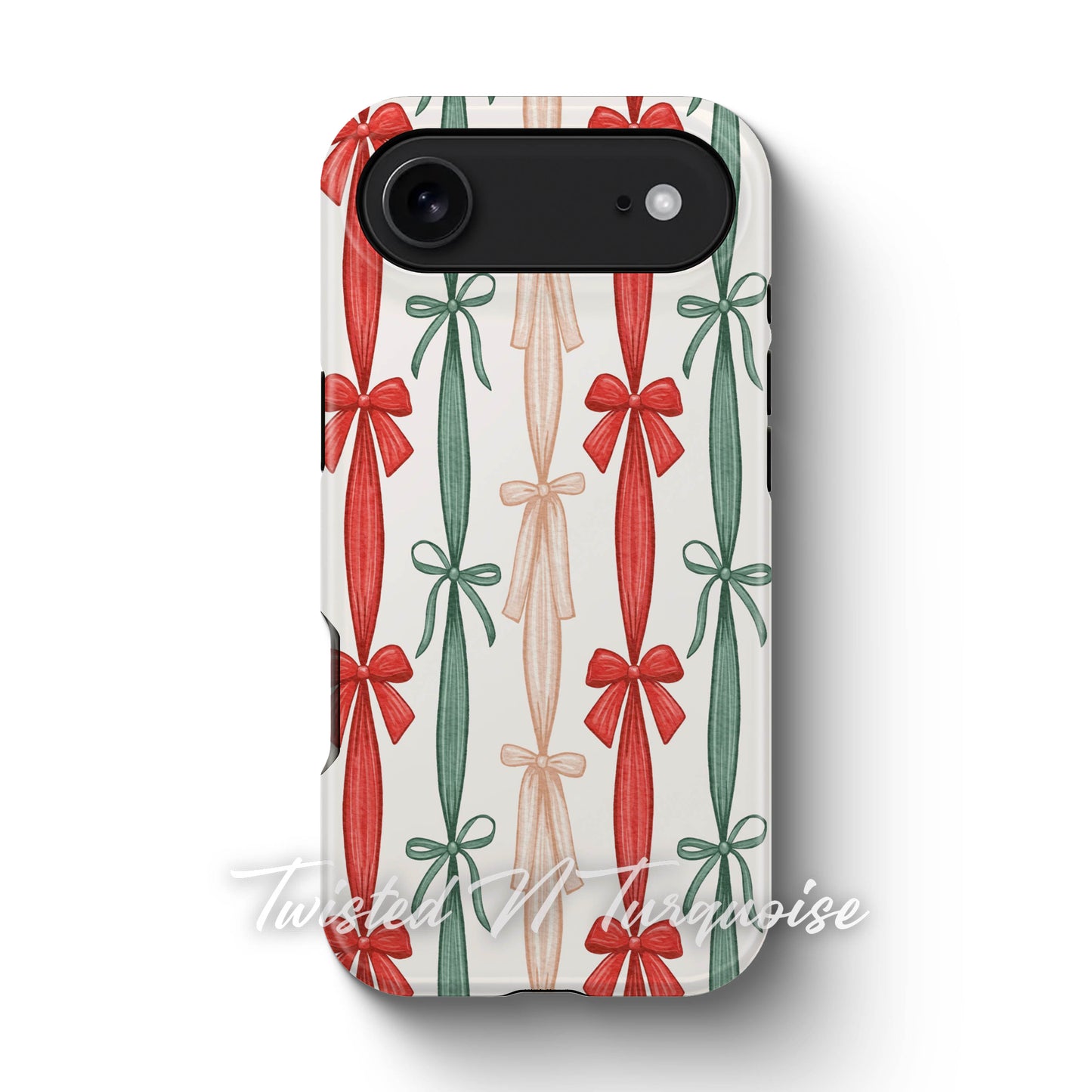 Colorful Striped Bows Tough Magsafe Phone Case