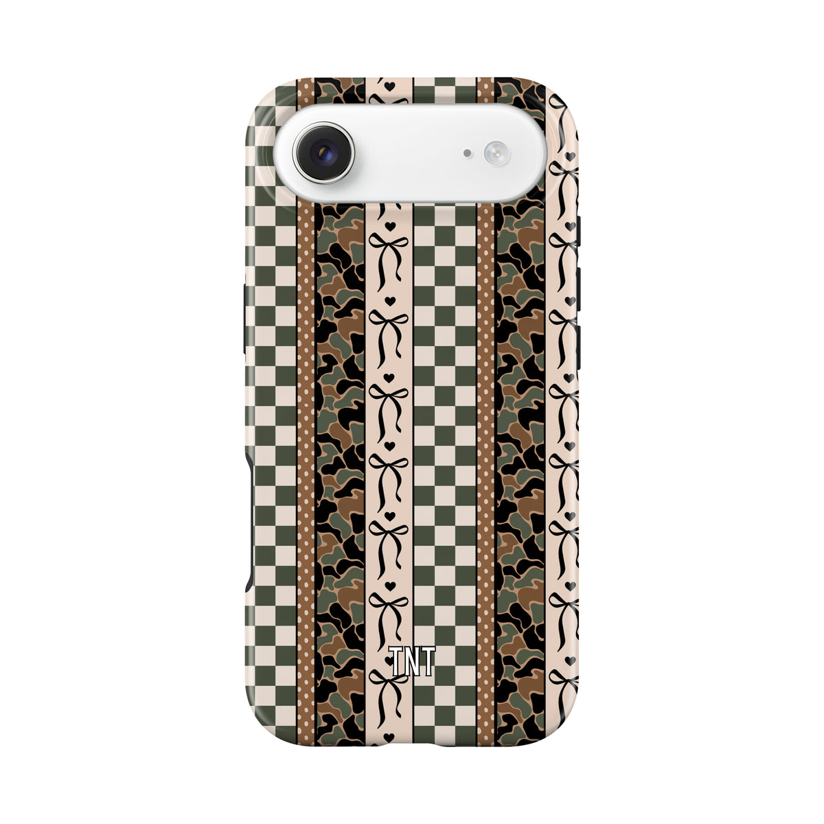 Camo Bow Stripes Trendy Tough MagSafe Phone Case