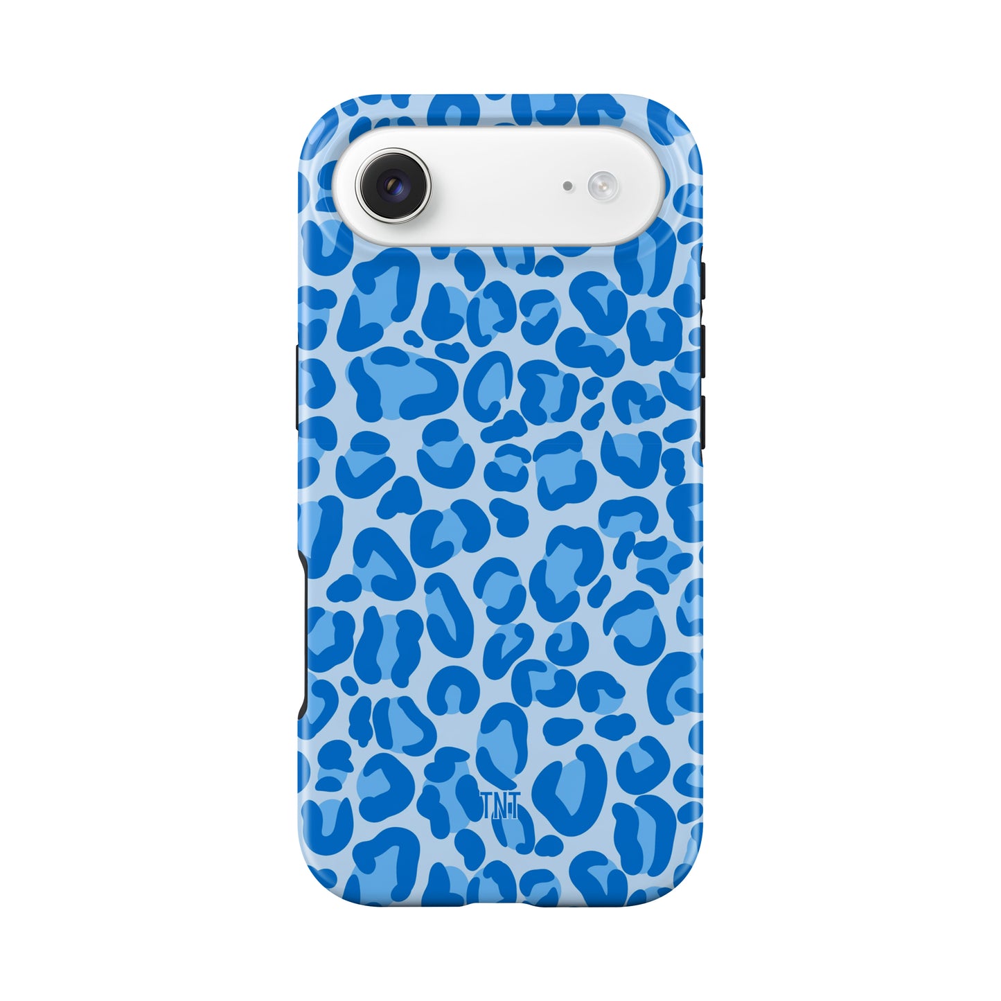 Blue Cheetah Print Tough MagSafe Phone Case
