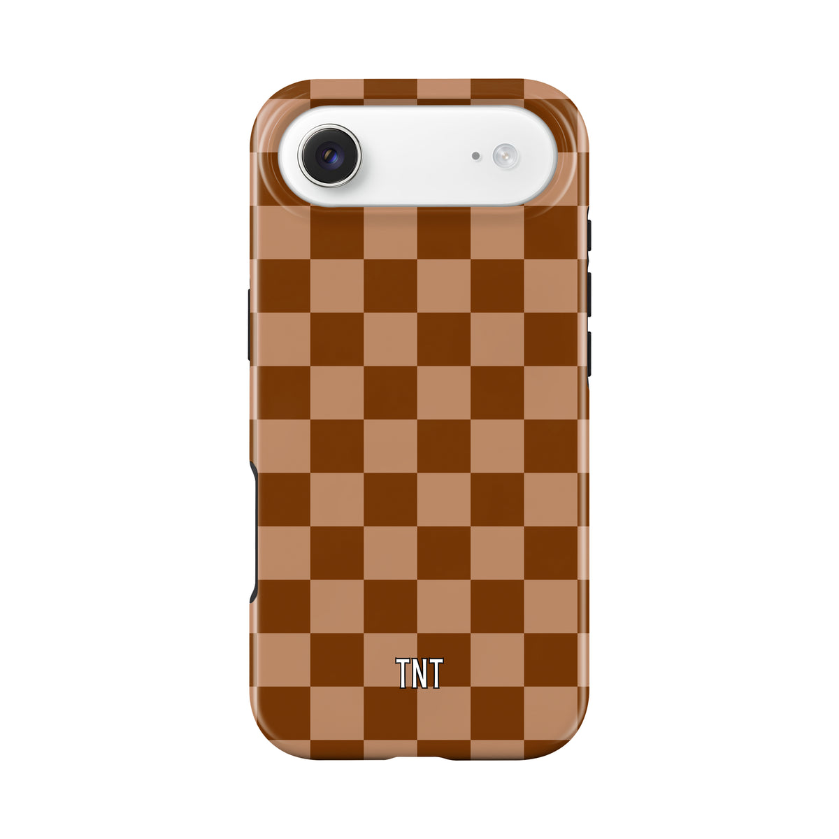 Fall Caramel Checkered Tough MagSafe Phone Case
