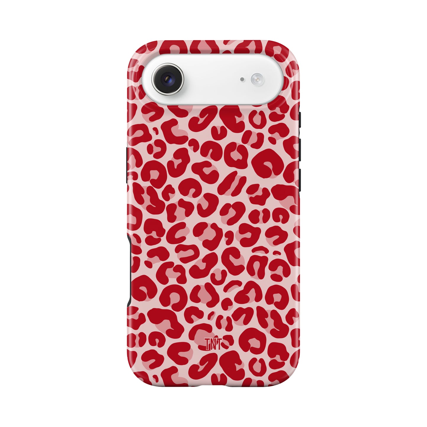 Red Cheetah Print Tough MagSafe Phone Case
