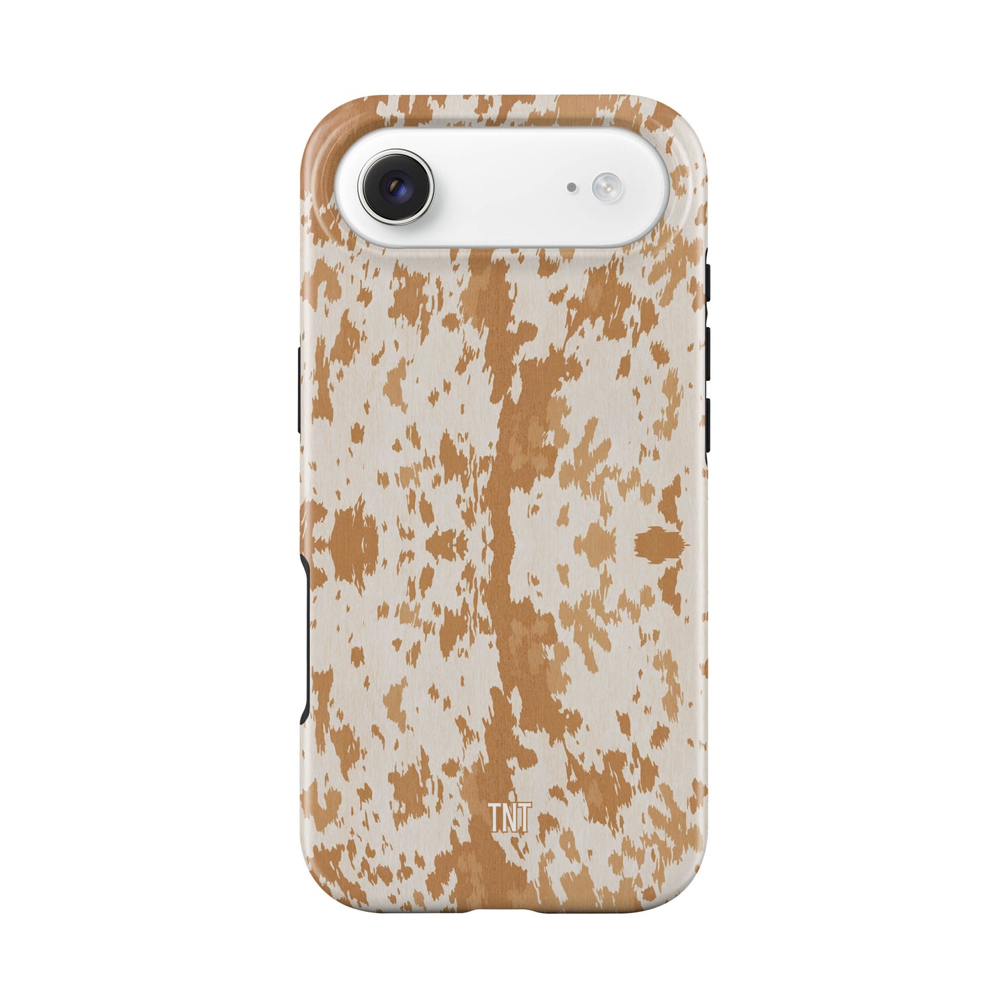 Light Brown Latte Cowhide Tough Magnetic Phone Case