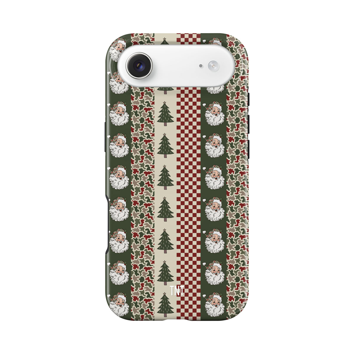 Striped Santa Checkered Christmas Tough MagSafe Phone Case
