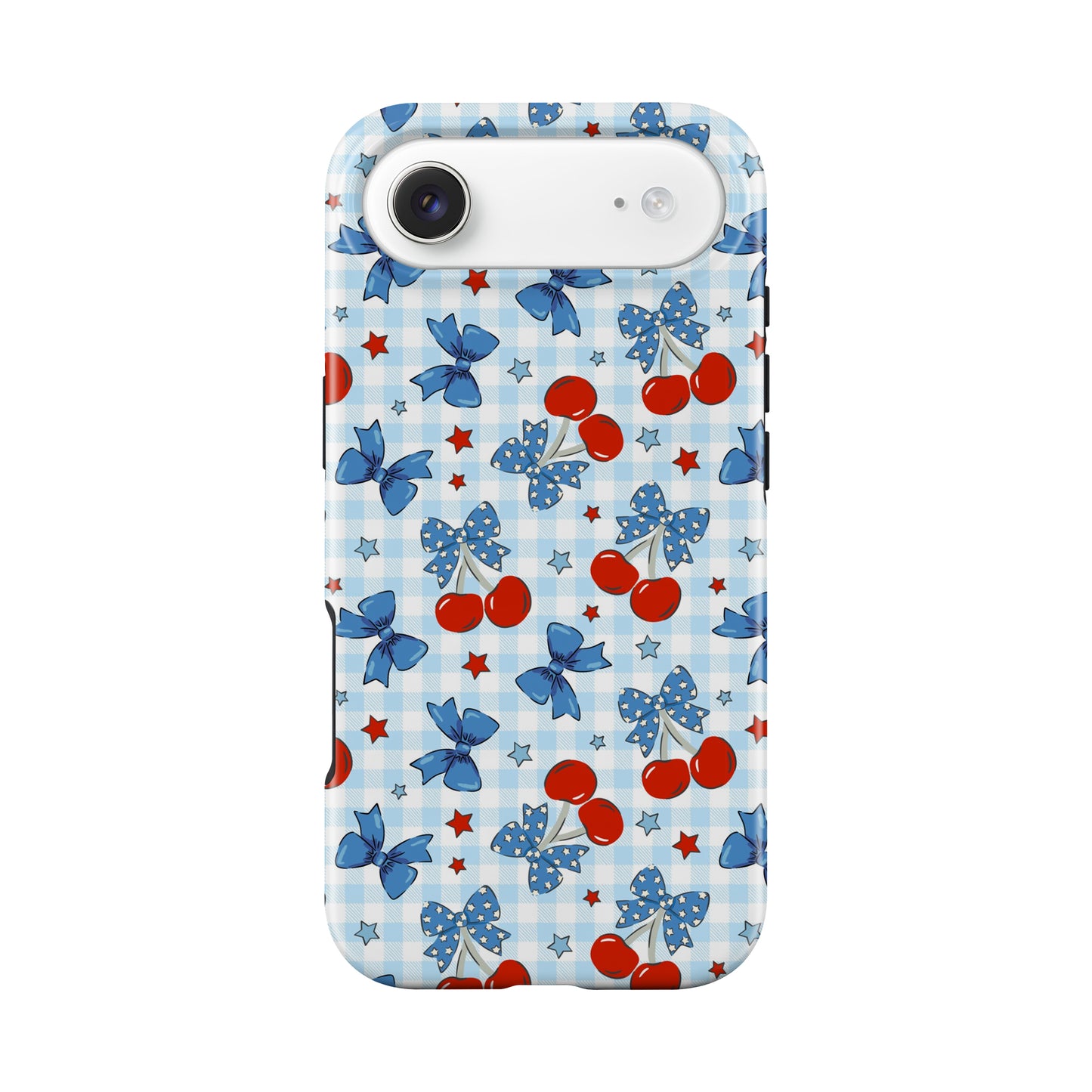 Patriotic Cherries America July 4th Tough MagSafe Phone Case