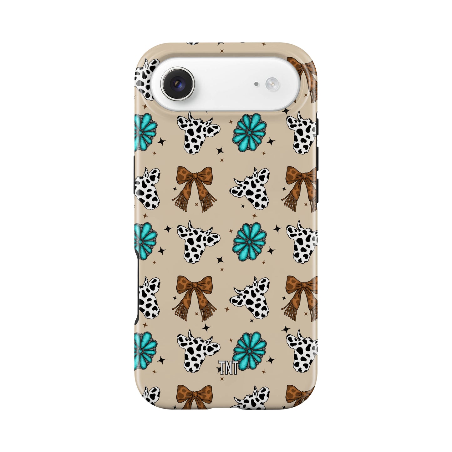Cows and Bows Western Turquoise Tough Magnetic Phone Case