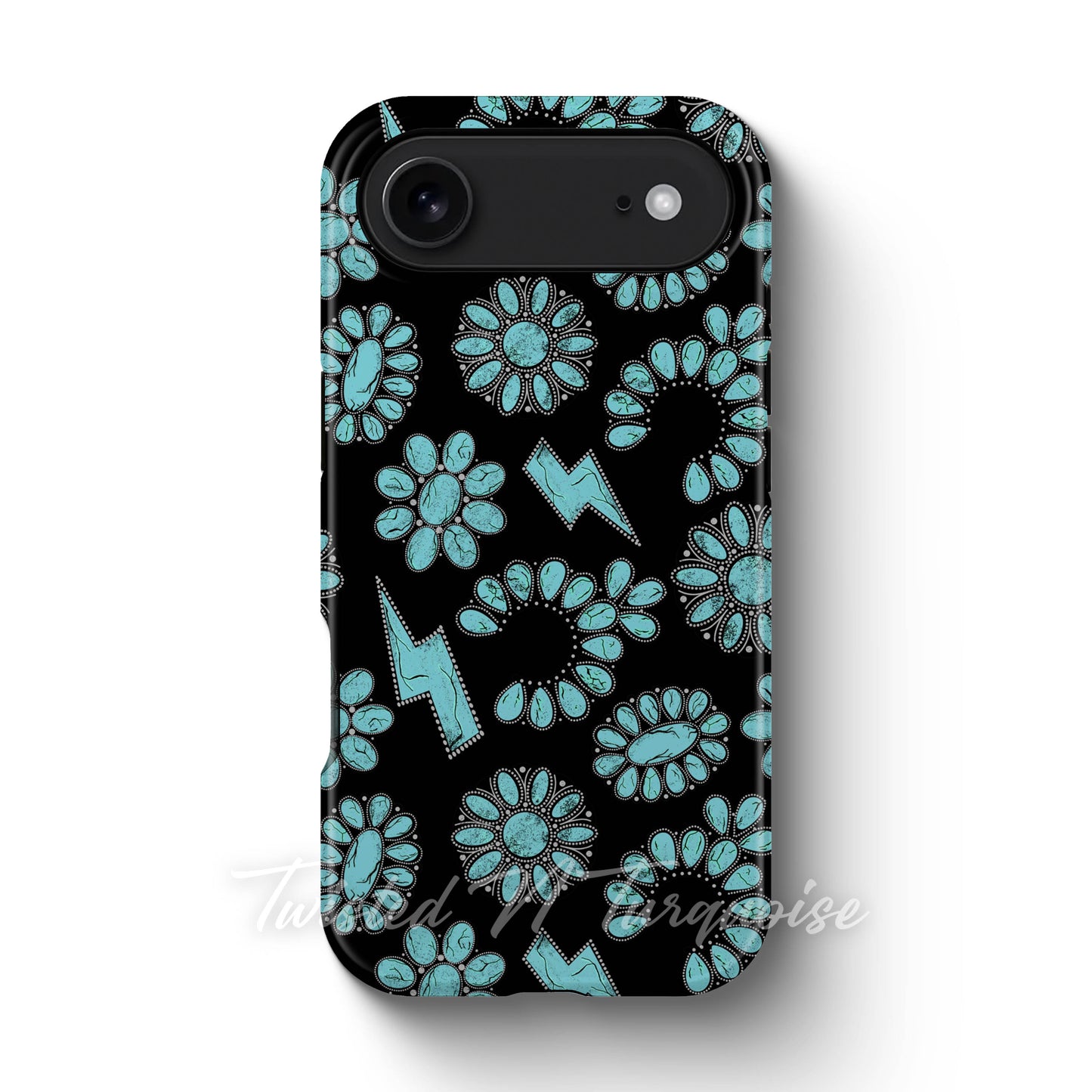 Turquoise Jewelry Western Tough Magnetic Phone Case