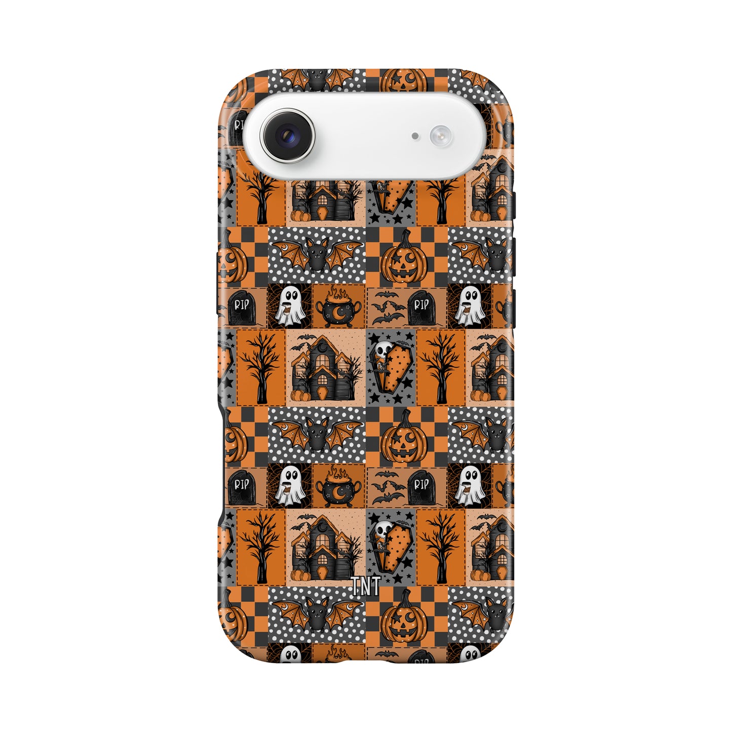 Orange Halloween Collage Tough MagSafe Phone Case
