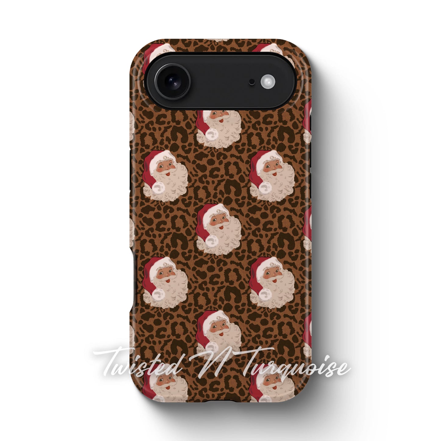 Cheetah Santa Magnetic Tough Phone Case