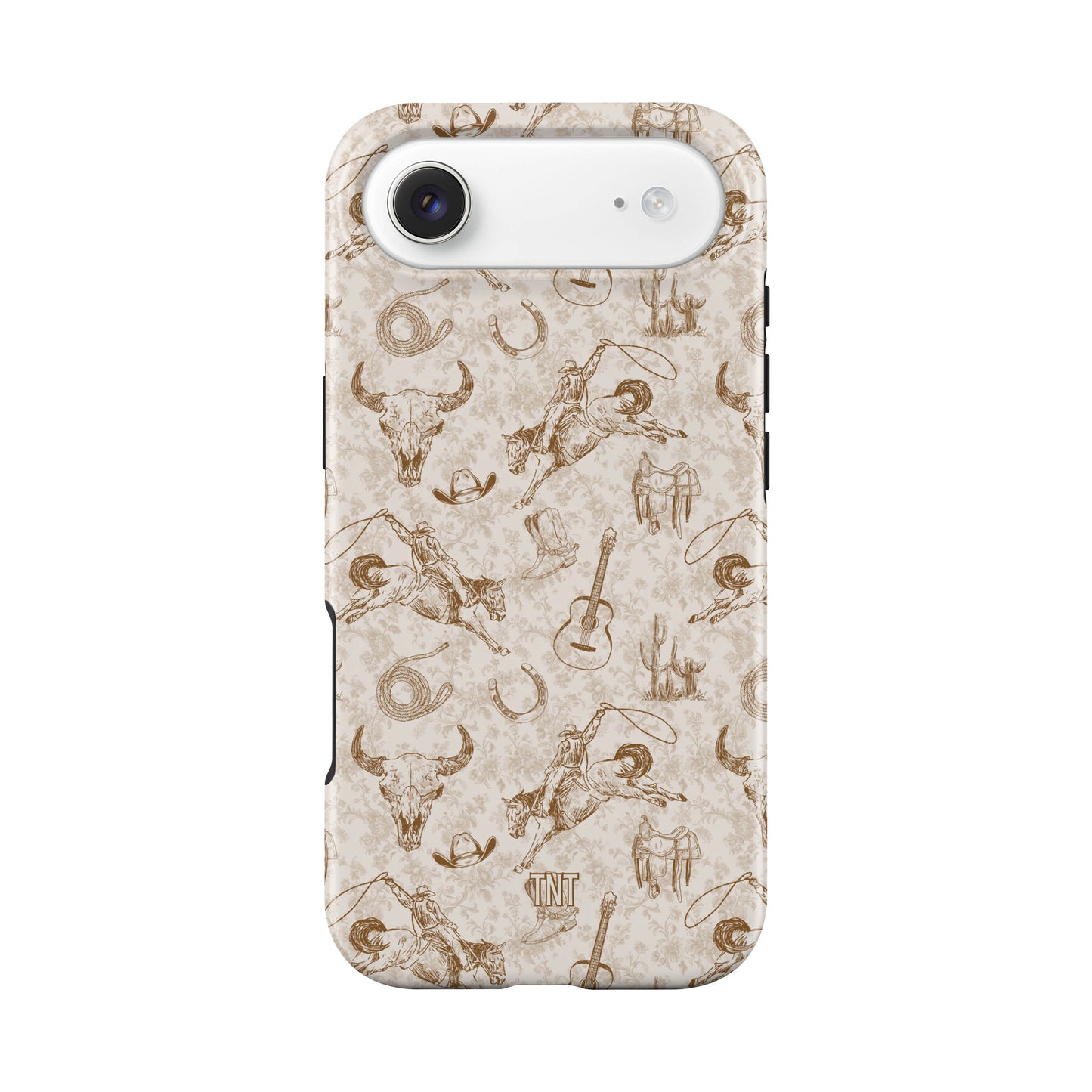Cowboy Collage Brown Tough Magnetic Phone Case