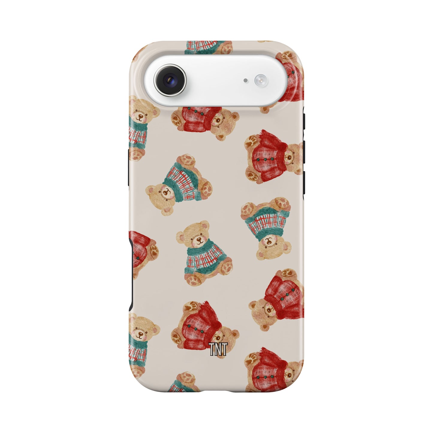 Red & Green Teddy’s Tough Magsafe Phone Case