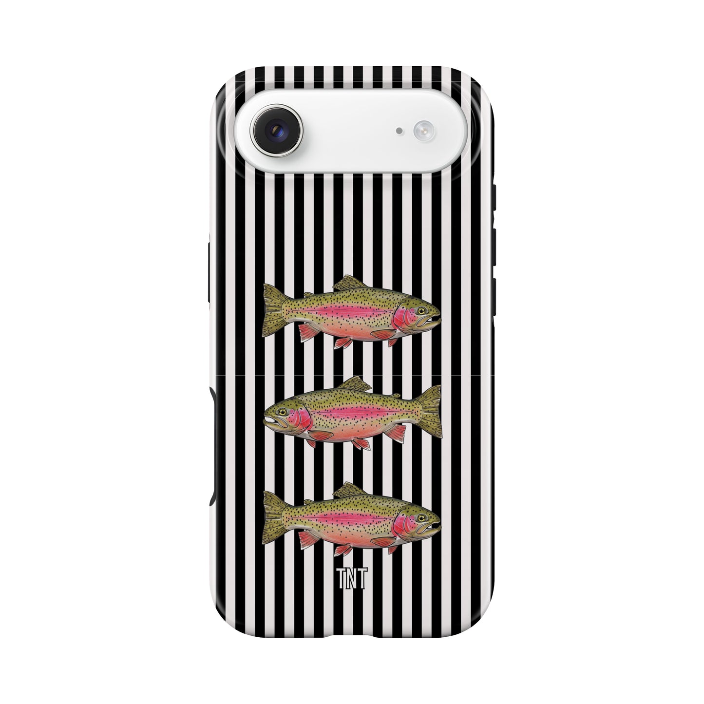 Black Striped Rainbow Trout Tough MagSafe Phone Case