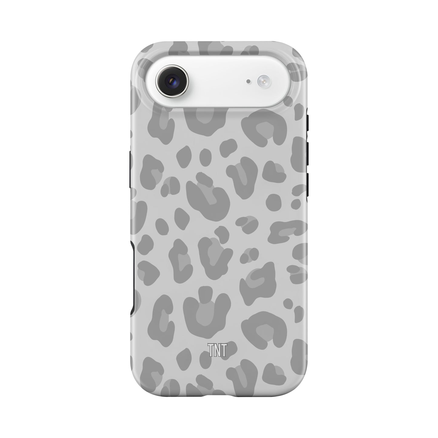 Grey Cheetah Print Tough MagSafe Phone Case