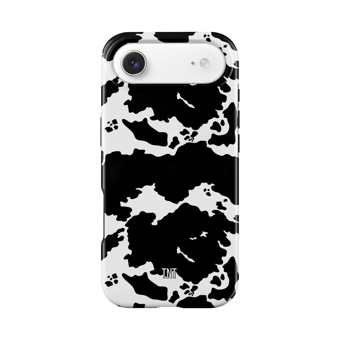 Wild Black Cowhide Tough MagSafe Phone Case
