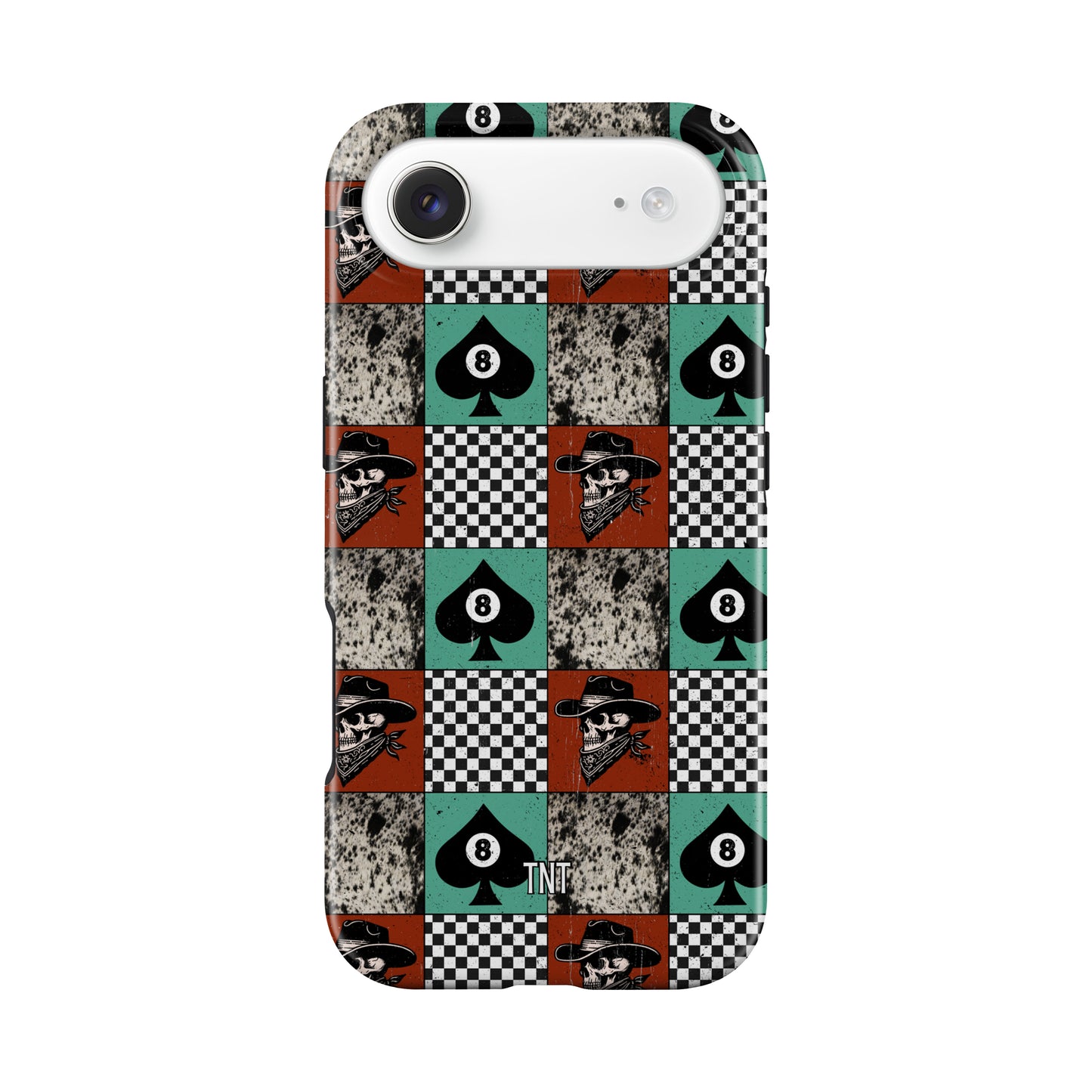 Cowboy Patchwork Western Tough MagSafe Phone Case
