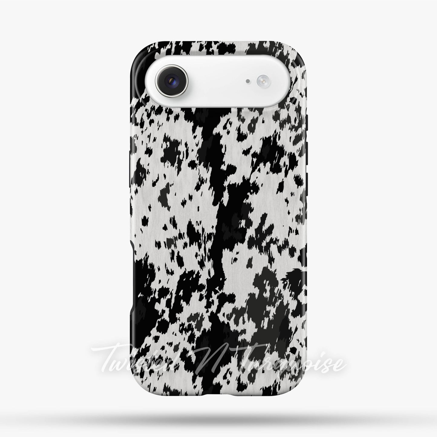 Western Cowhide Print Tough Magnetic Mobile Phone Case