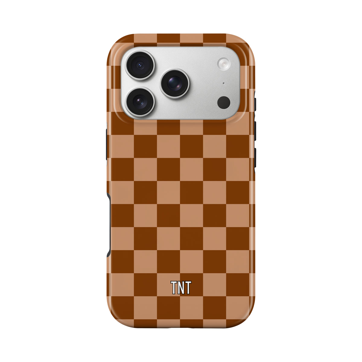 Fall Caramel Checkered Tough MagSafe Phone Case