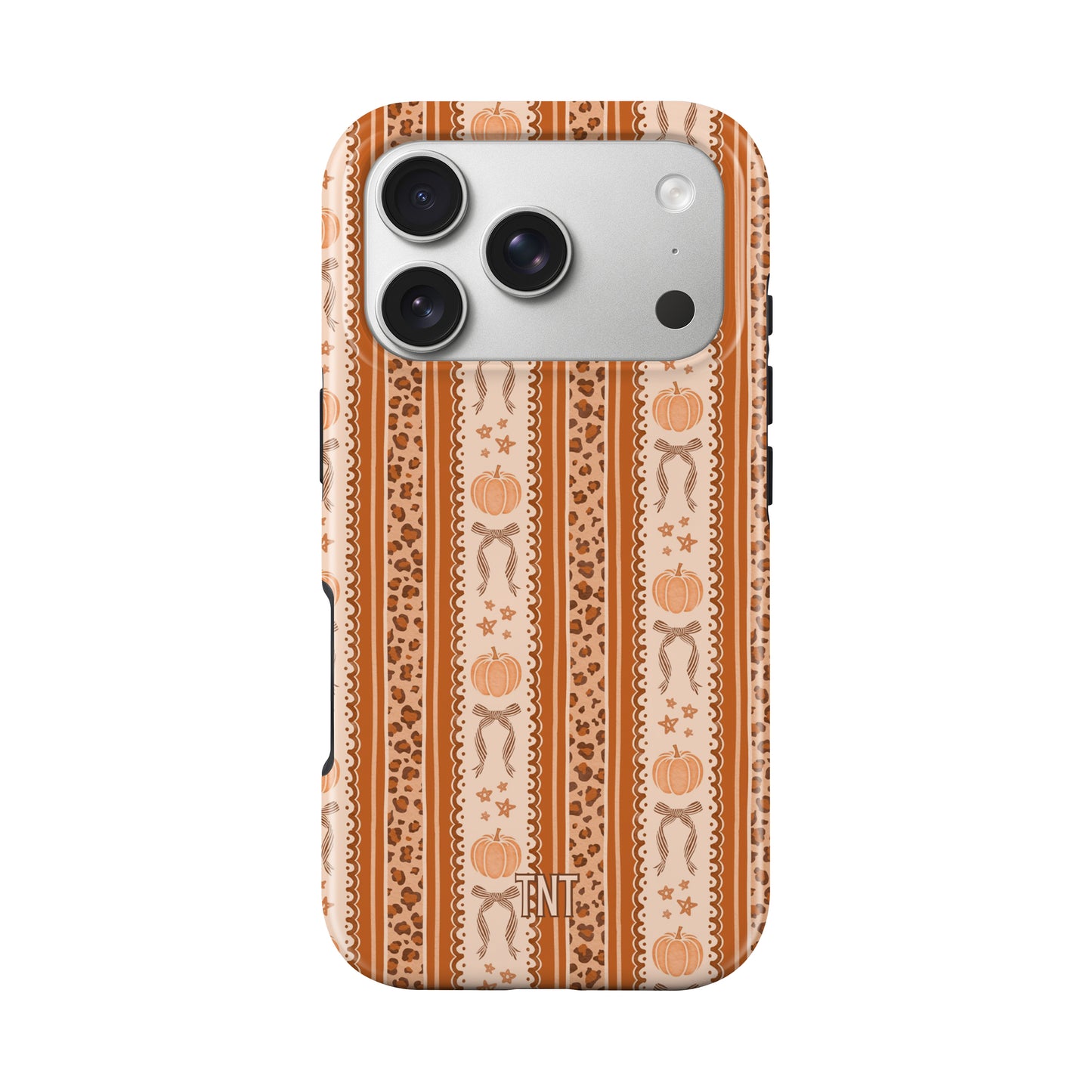 Fall Stripes Autumn Pumpkin Tough MagSafe Phone Case