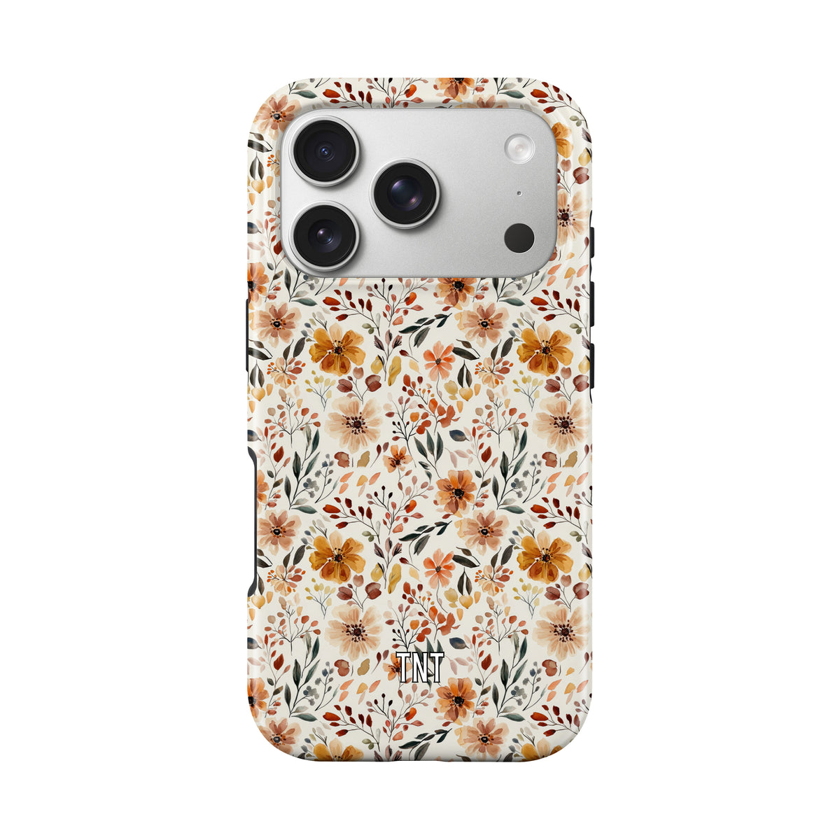 White Fall Florals Tough MagSafe Phone Case