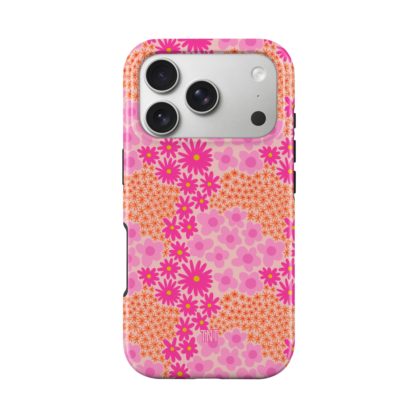 Pink Preppy Sunmer Florals Tough MagSafe Phone Case