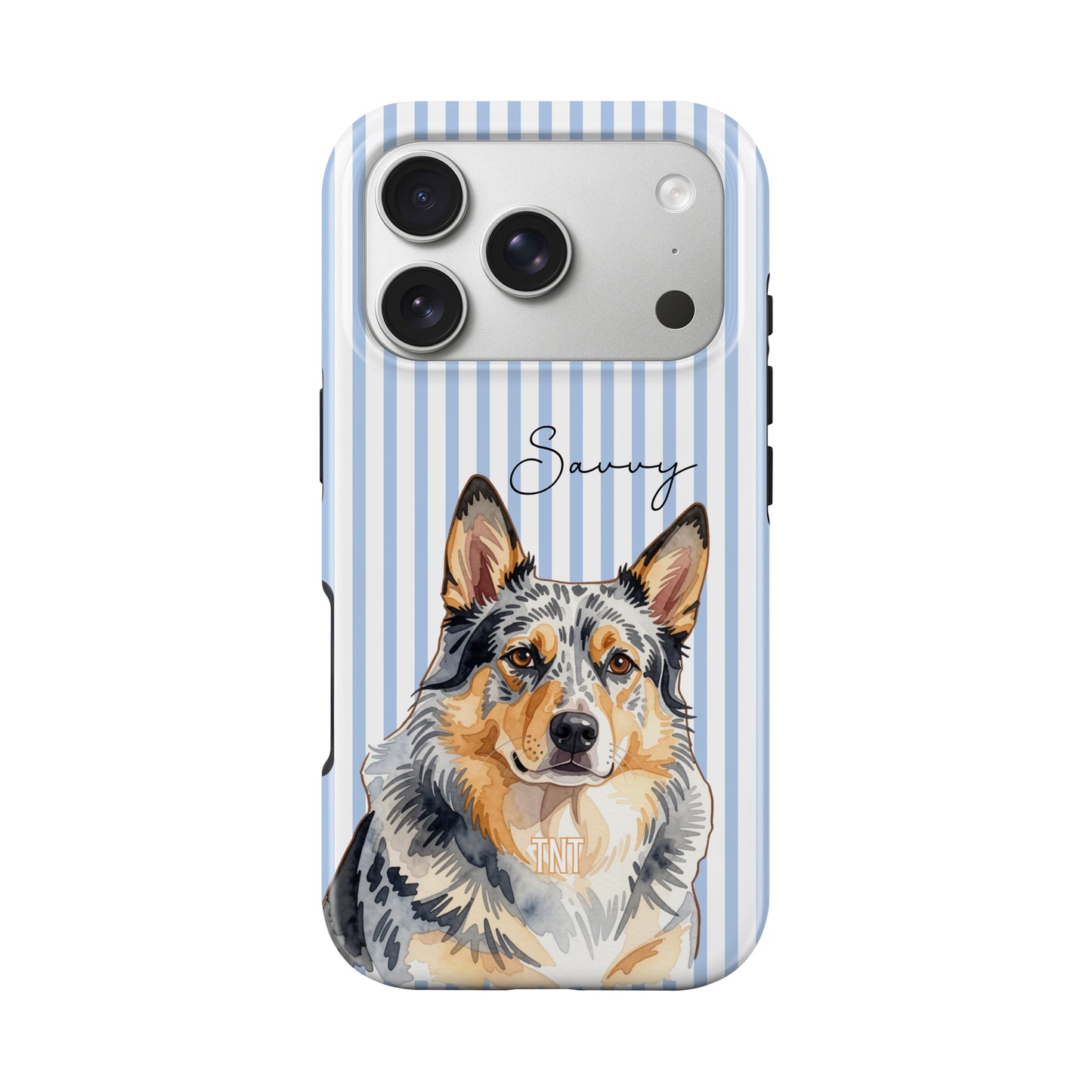 Custom Pet Watercolor Portrait Phone Case Customizable Personalized Keep Sake Photo Case