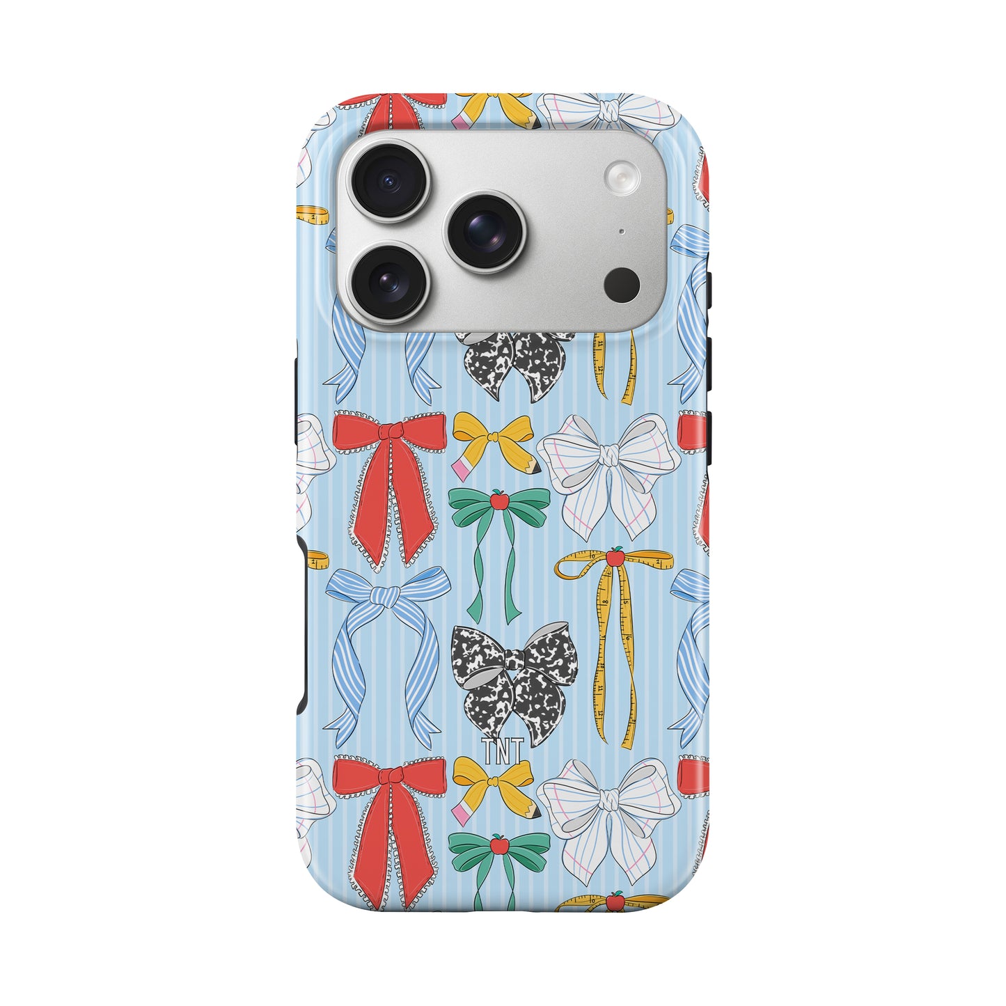 Back To School Teacher Bow Collage Tough MagSafe Phone Case