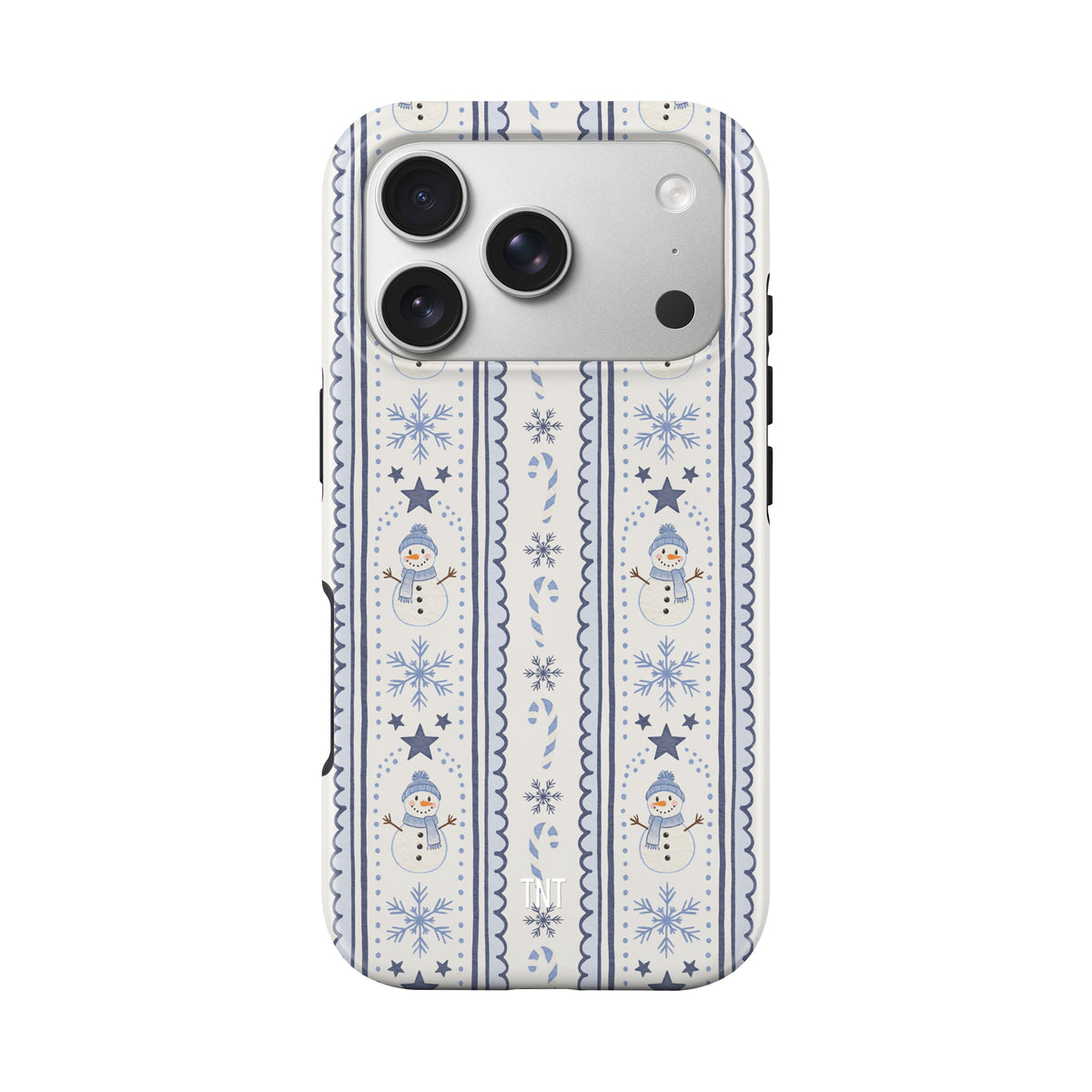 LIMITED EDITION Striped Snowman Tough MagSafe Phone Case