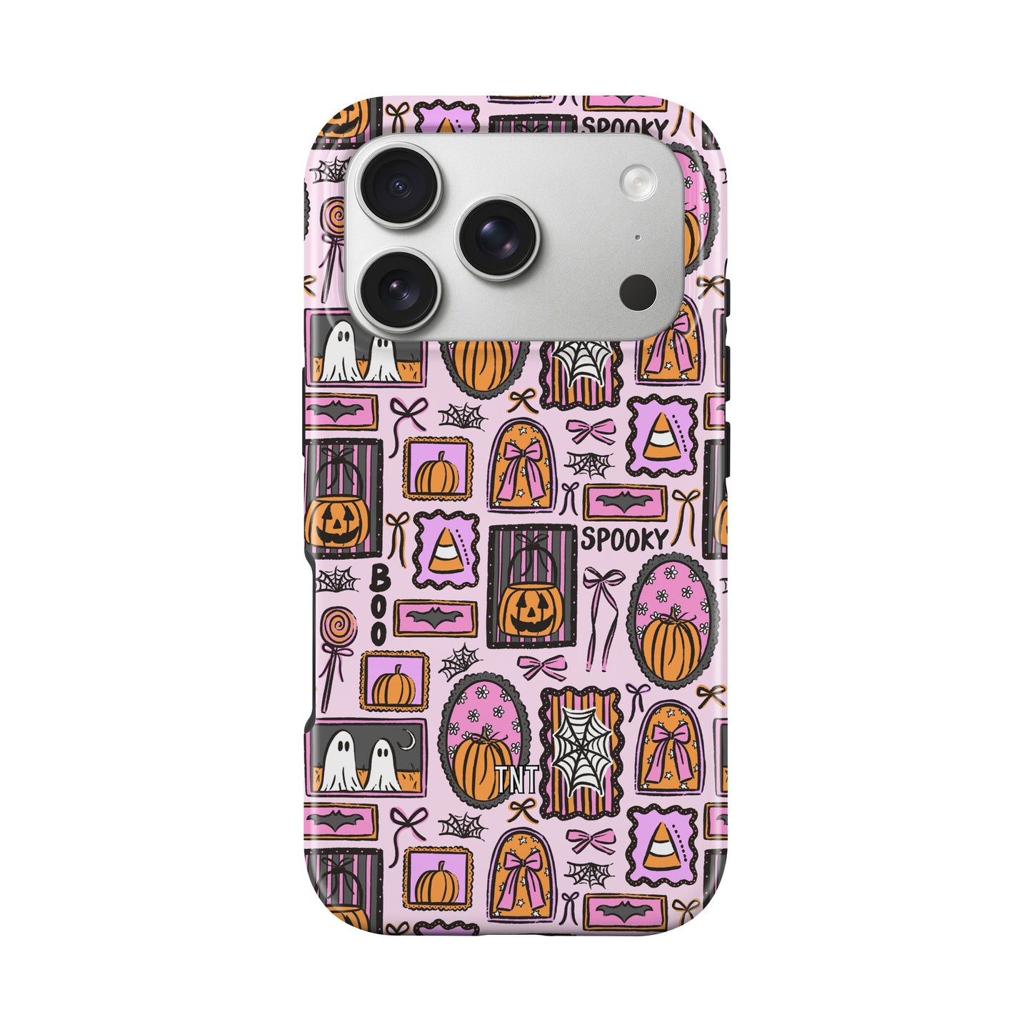 Pink Halloween Collage Tough MagSafe Phone Case