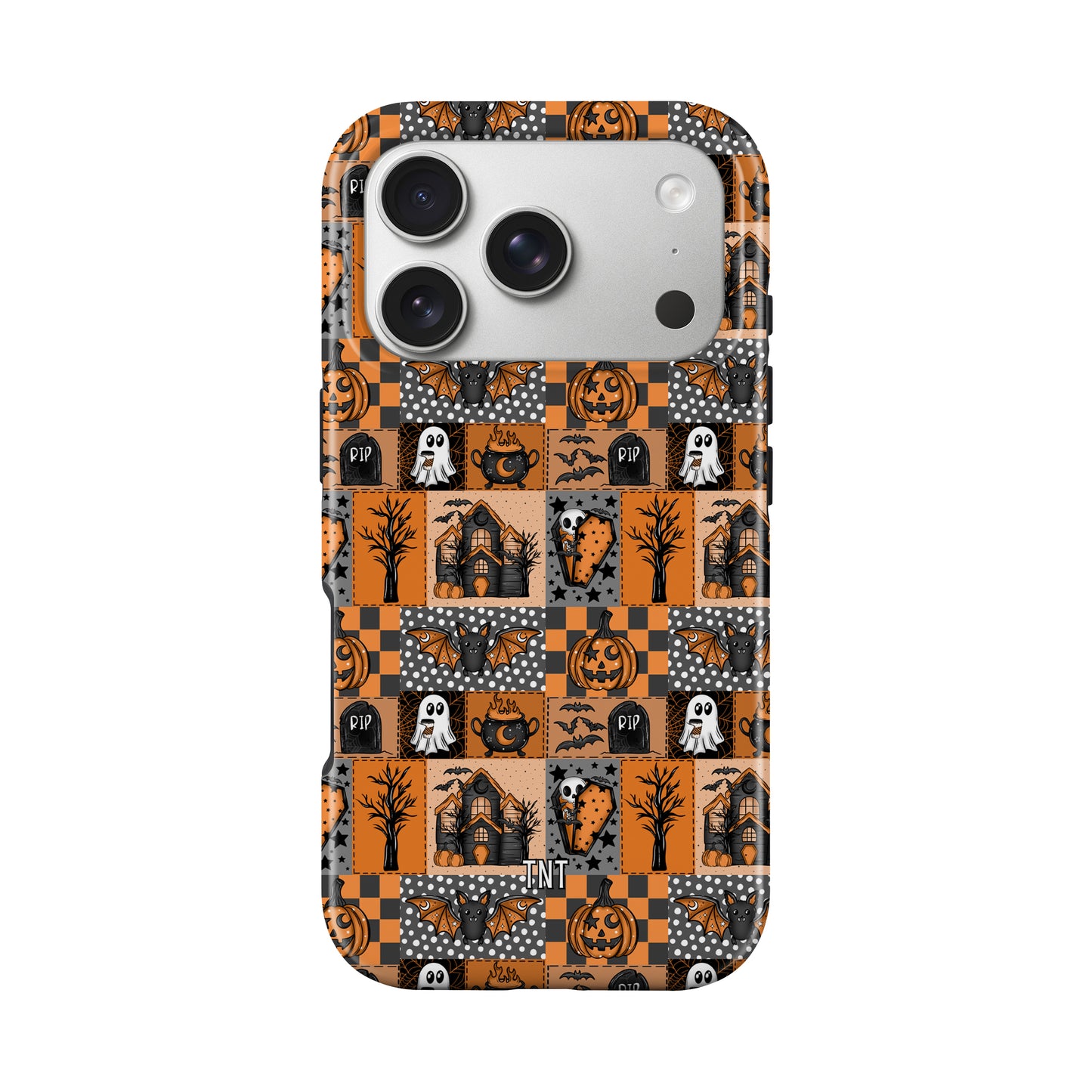 Orange Halloween Collage Tough MagSafe Phone Case