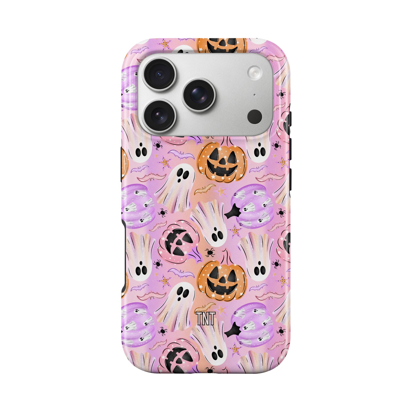 Pastel Pumpkins & Ghosts Halloween Summer Autumn Bright Tough MagSafe Phone Case