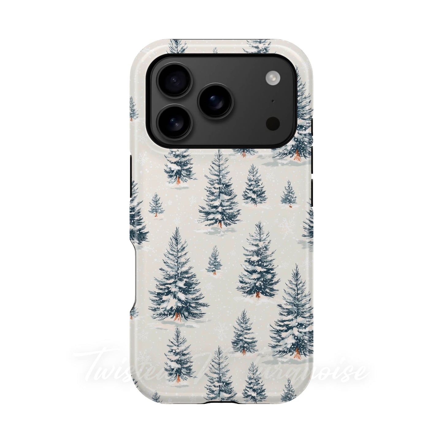 Winter Wonderland Snowy Pine Tough Magnetic Phone Case