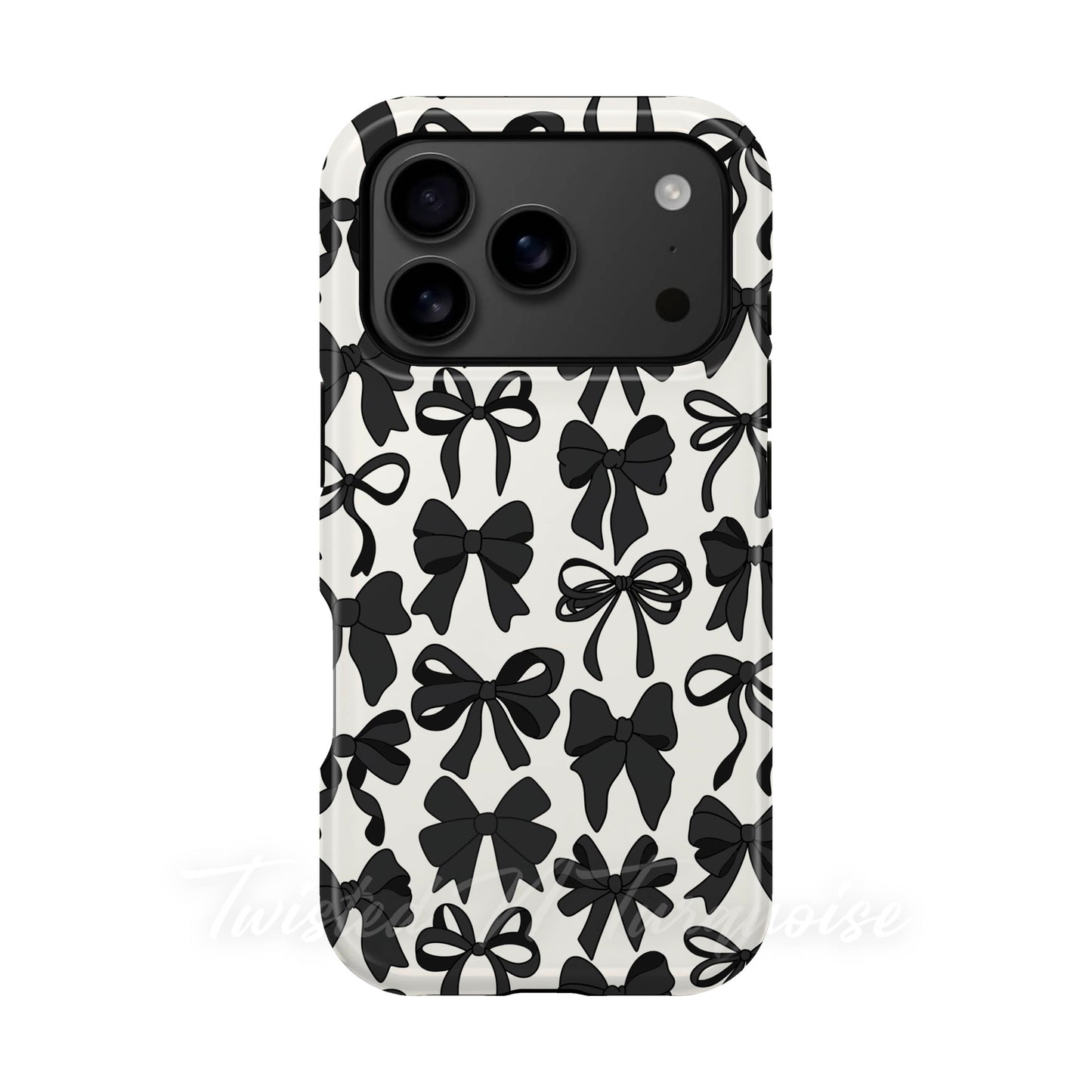 Black Bows Collage Style MagSafe Phone Case